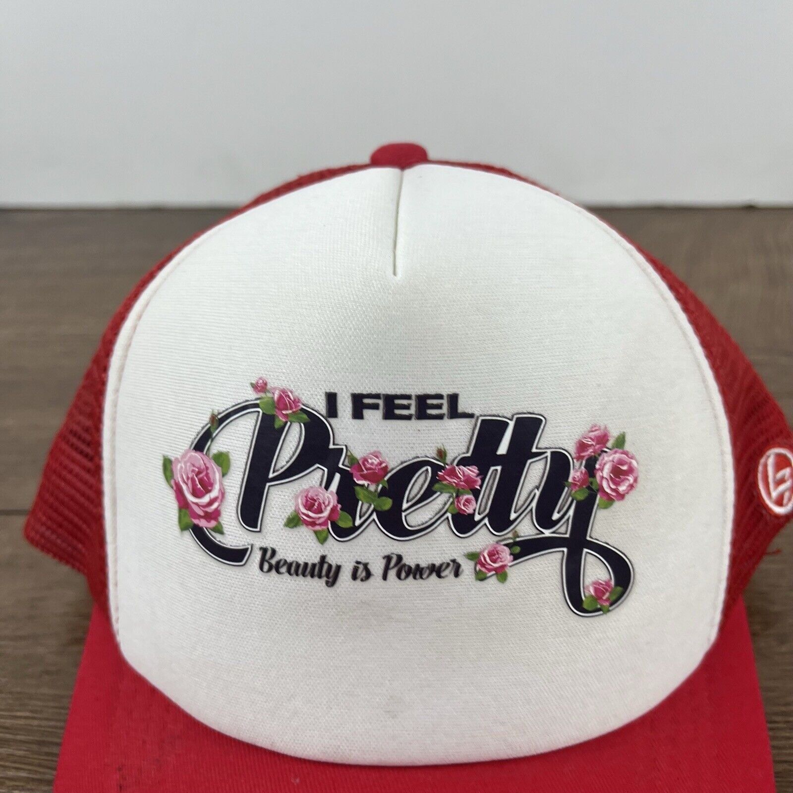 Other I Feel Pretty Hat Beauty is Power Snapback Hat White Adjusta Size ONE SIZE - 9 Thumbnail