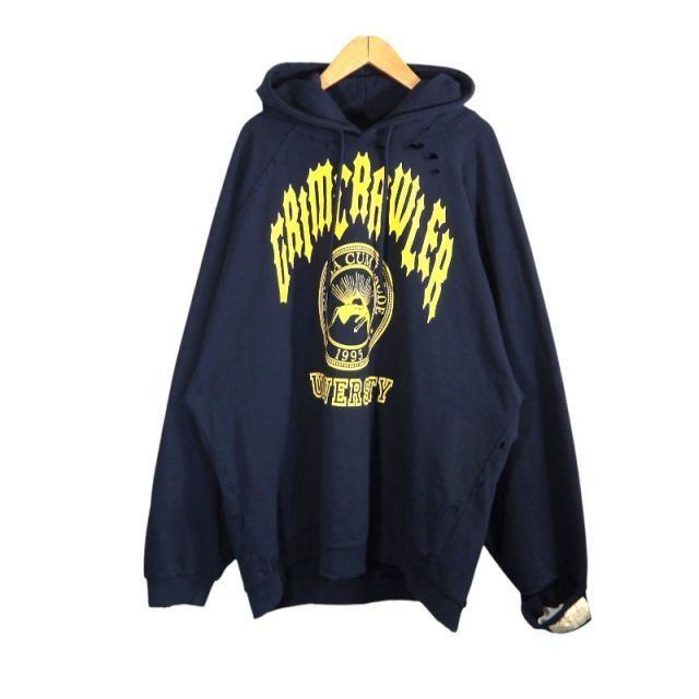 Raf Simons Raf Simons 20SS distressed oversized hoodie Size US S / EU 44-46 / 1 - 1 Thumbnail