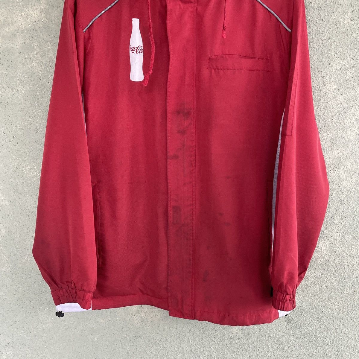 Coca Cola Vintage Coca-Cola Spell Logo Zipper Ups Hooded Jacket Size US L / EU 52-54 / 3 - 5 Thumbnail