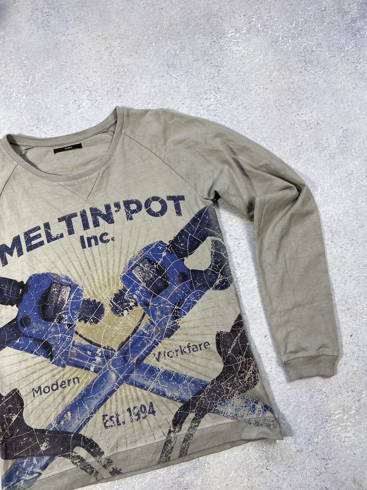 Other Meltin’pot Inc Grey Sweatshirt with Big Logo Size Small Size US S / EU 44-46 / 1 - 5 Thumbnail