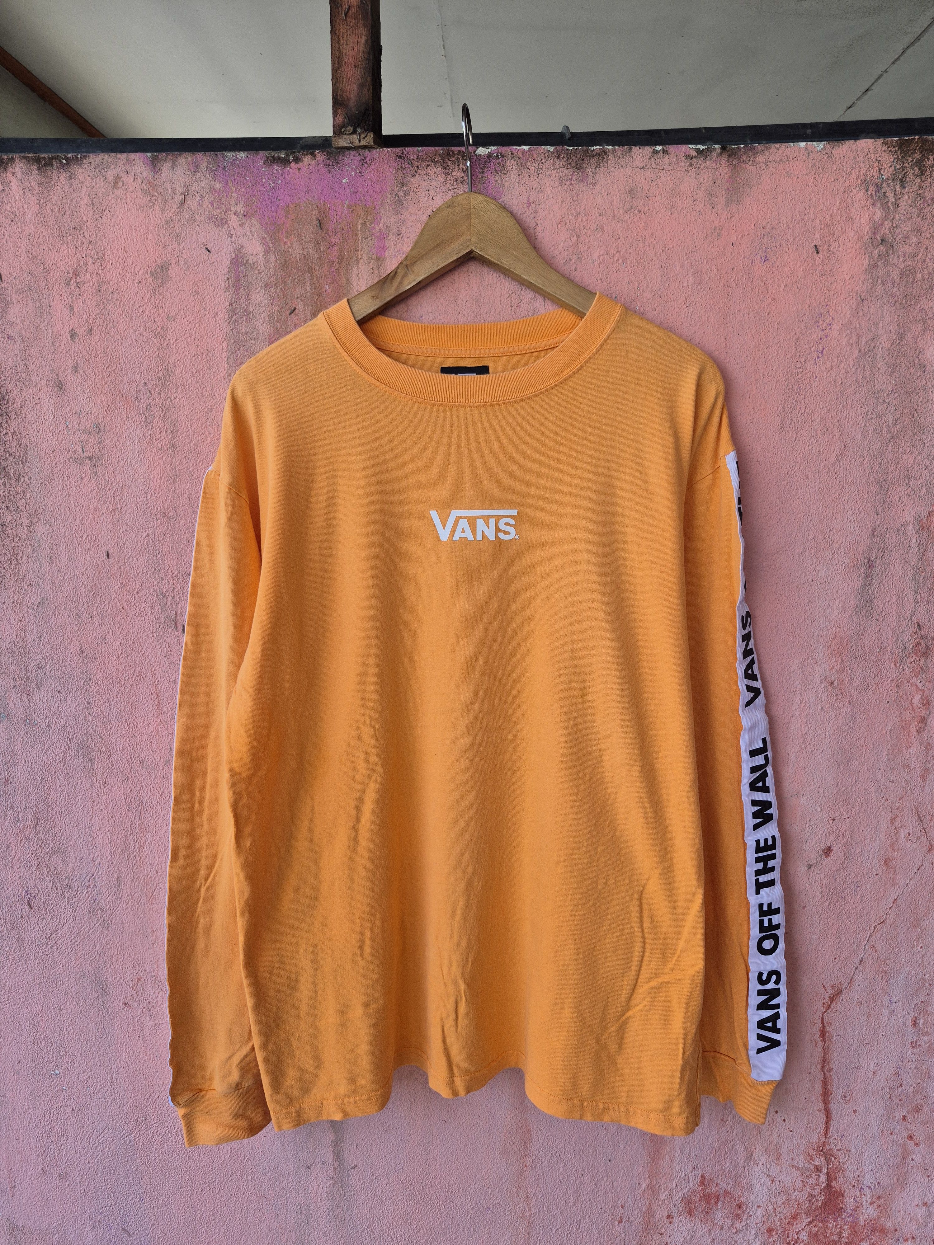 Vans 🔥 Vans Off The Wall Sidetape Skate Streetwear Tee Size US L / EU 52-54 / 3 - 1 Thumbnail