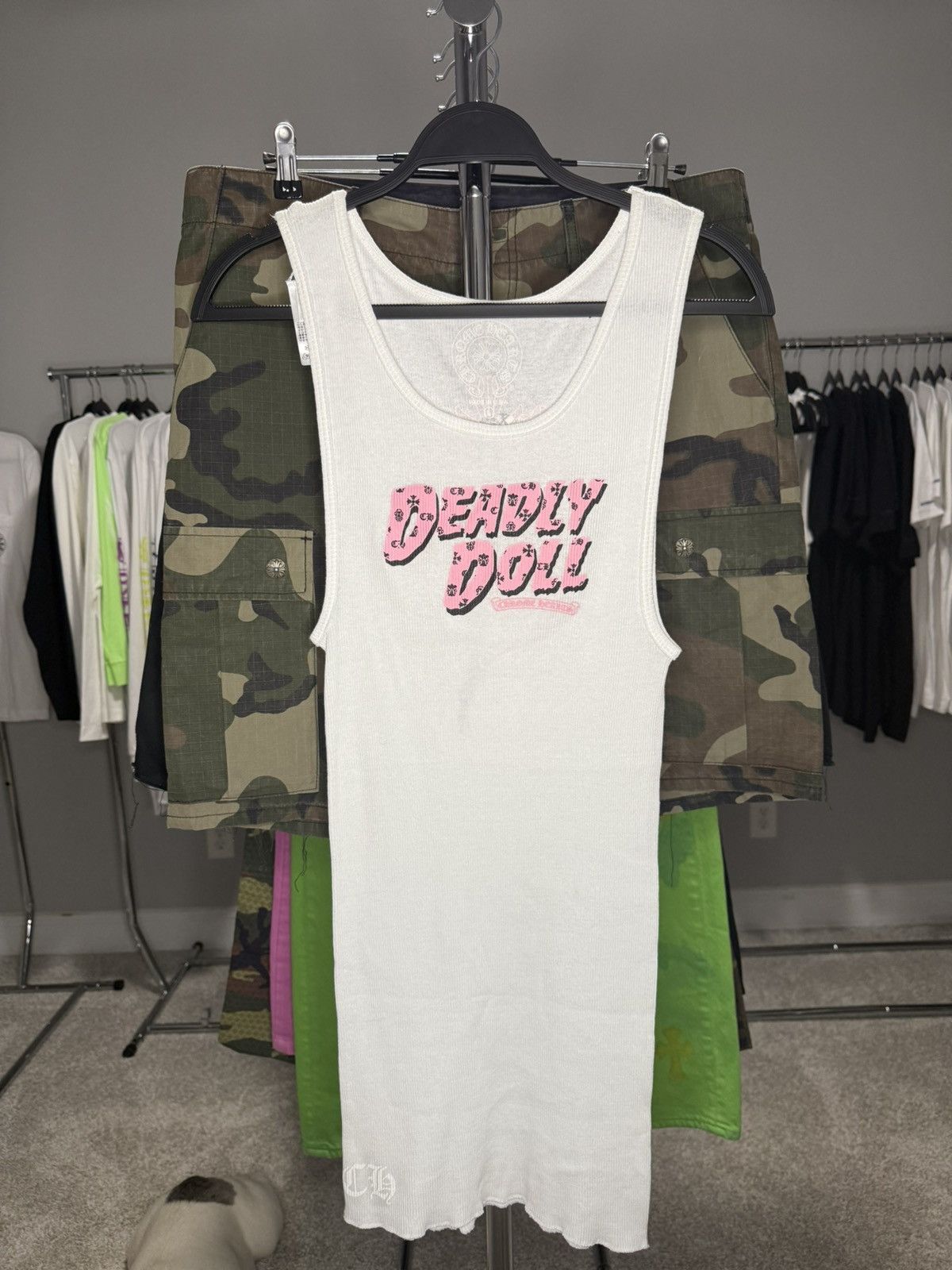 Chrome Hearts Chrome Hearts White Deadly Doll Tank Top Size US L / EU 52-54 / 3 - 2 Thumbnail