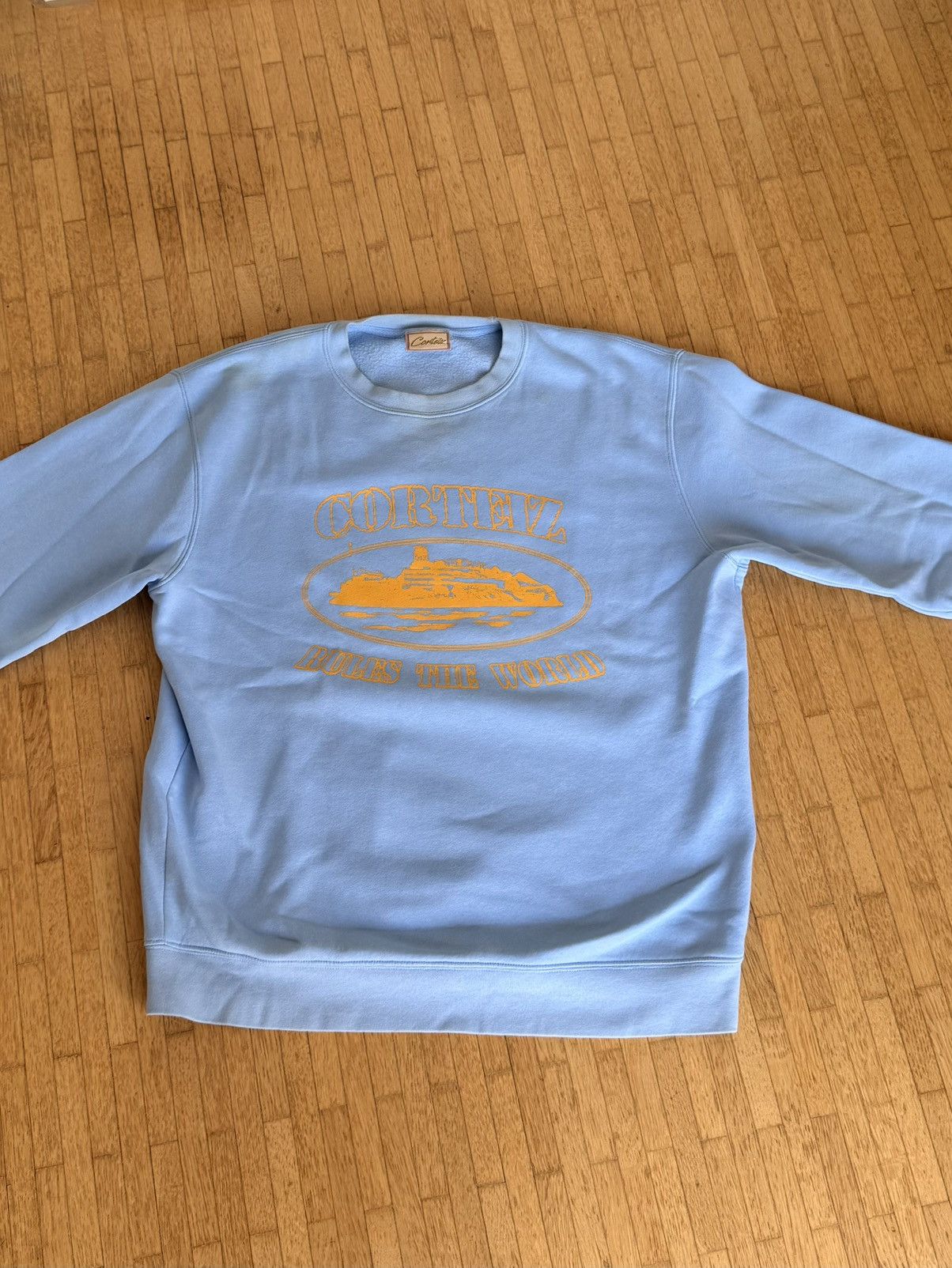 Corteiz CORTEIZ LIGHT BLUE SWEATSHIRT Size US L / EU 52-54 / 3 - 1 Thumbnail