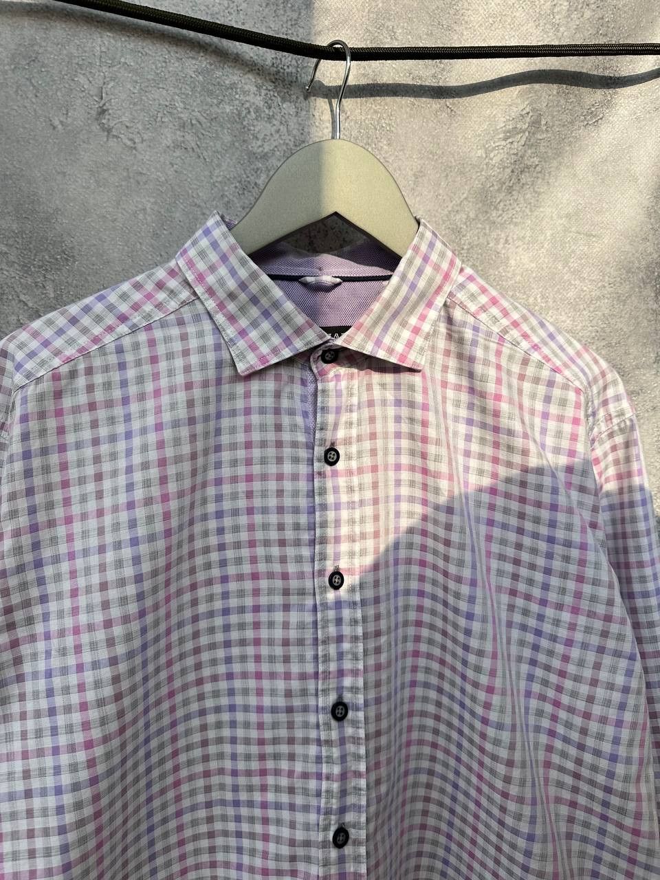 Balmain Balmain Paris Button Up Shirt Plaid Two Ply Cotton Size US XL / EU 56 / 4 - 5 Thumbnail