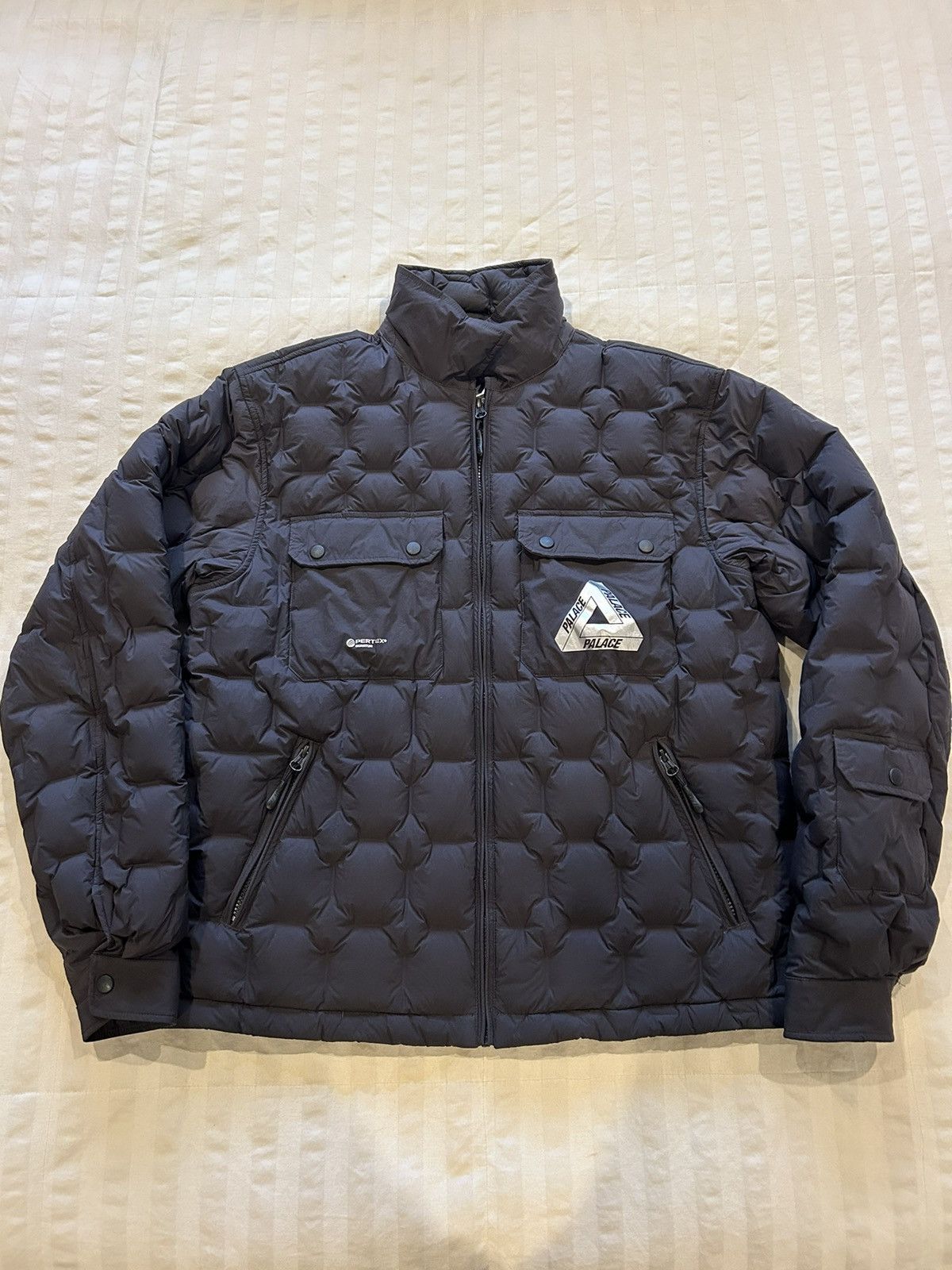 Palace Palace Pertex Work Down Jacket Black Size Medium | Grailed