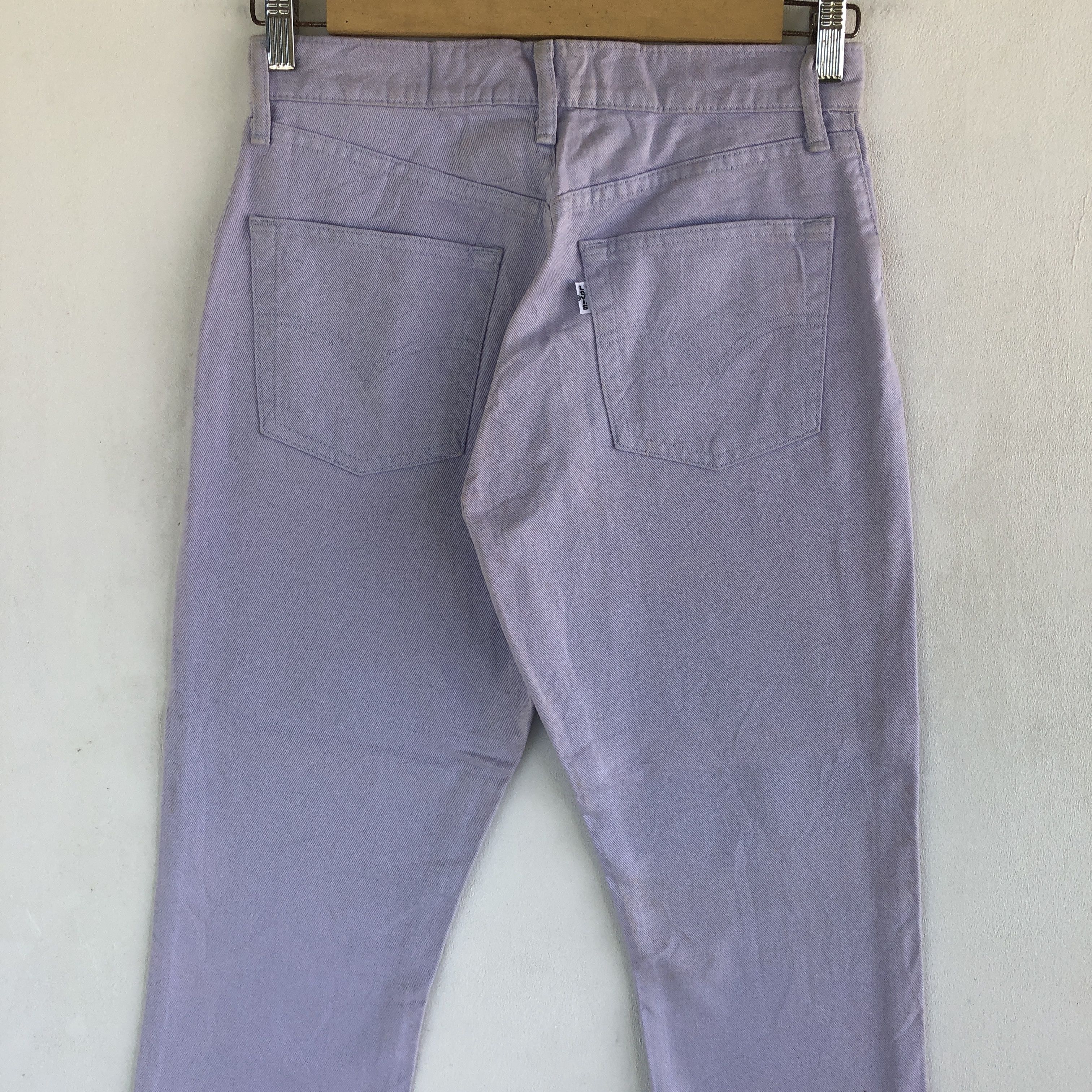 Levi's × Vintage Vintage Dirty Levis 554 Jeans Levi's Purple Denim Size 28" / US 6 / IT 42 - 4 Thumbnail