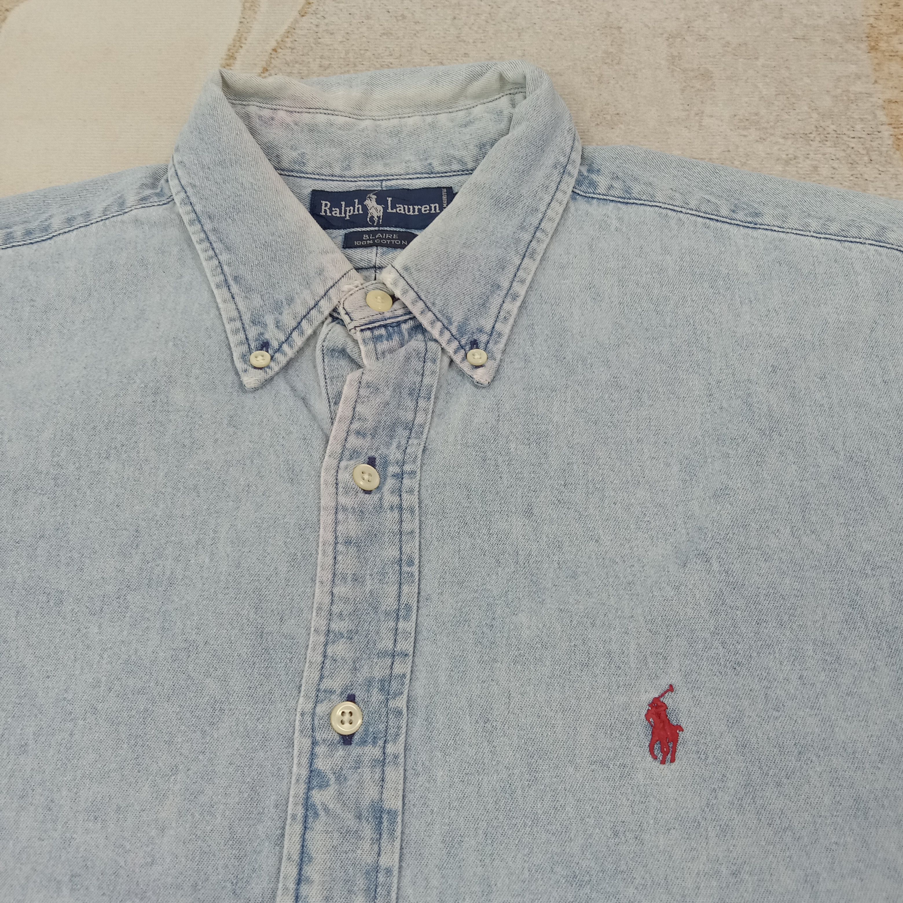 Ralph Lauren Ralph Lauren American Denim Shirt C267N27 Size US XL / EU 56 / 4 - 2 Thumbnail