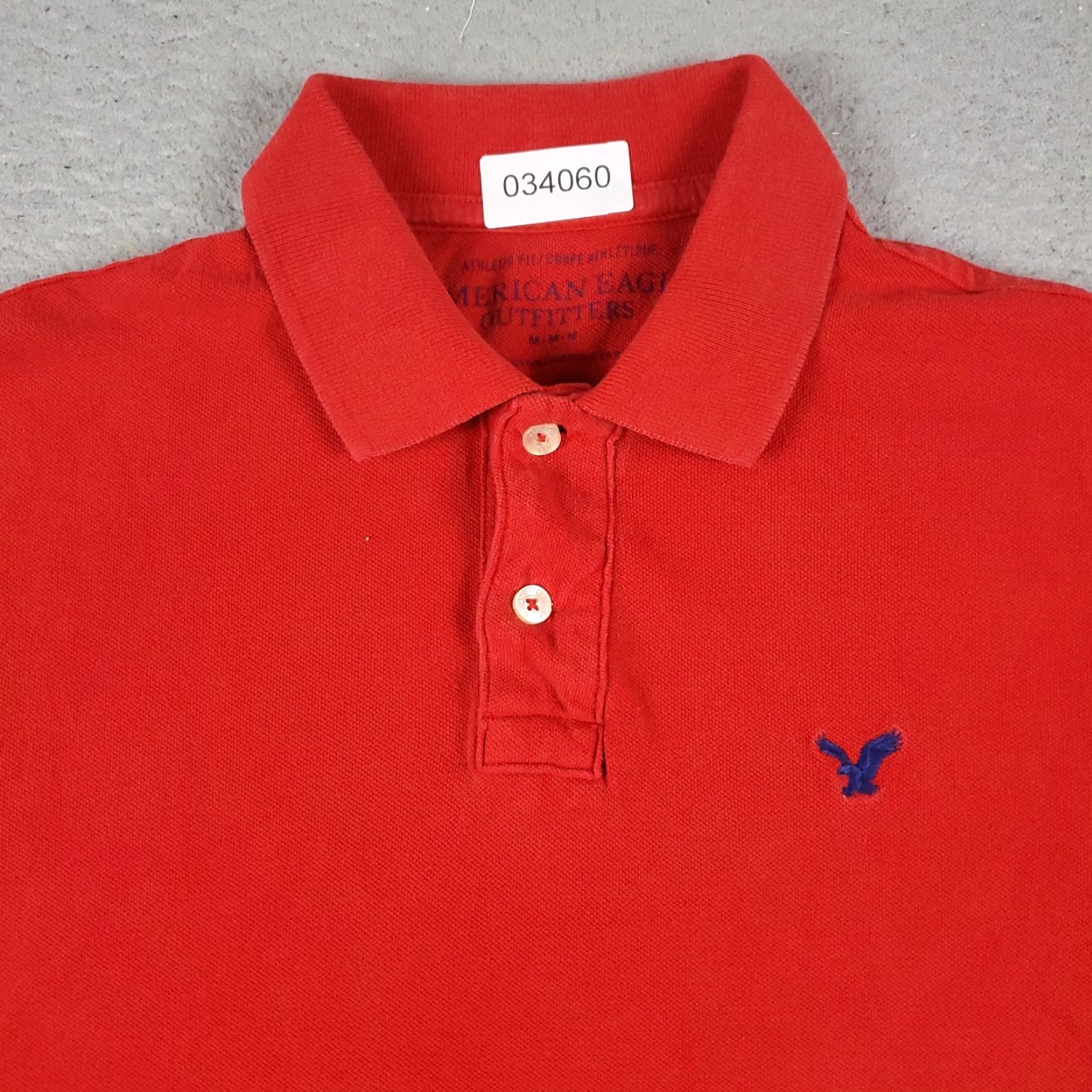 American Eagle Outfitters American Eagle Polo Shirt Mens Medium Red Casual Short Sleeve Activewear Size US M / EU 48-50 / 2 - 2 Thumbnail