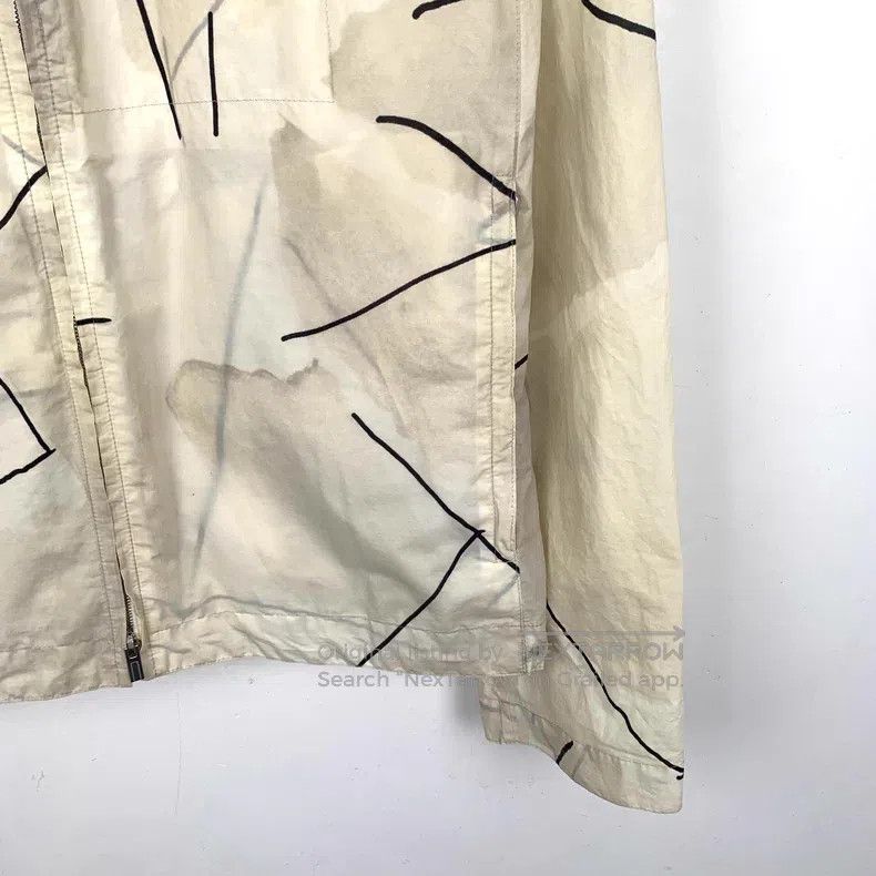 Hermes Hermes Beige Line Design Printed Cotton Hooded Zipper Long Size US M / EU 48-50 / 2 - 4 Thumbnail