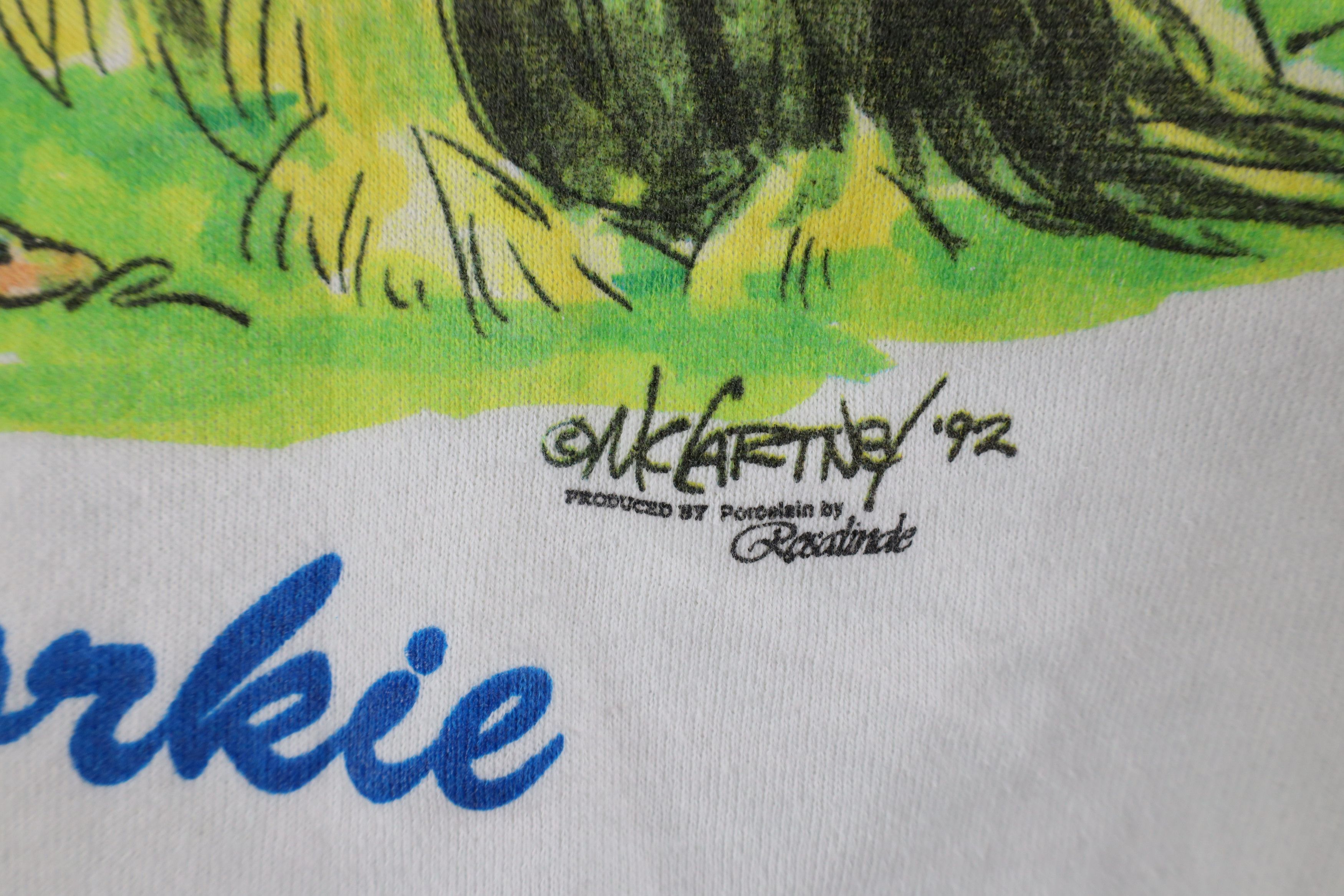 Vintage Vintage 90s Streetwear Yorkie Dog Crewneck Sweatshirt USA Size L / US 10 / IT 46 - 6 Thumbnail