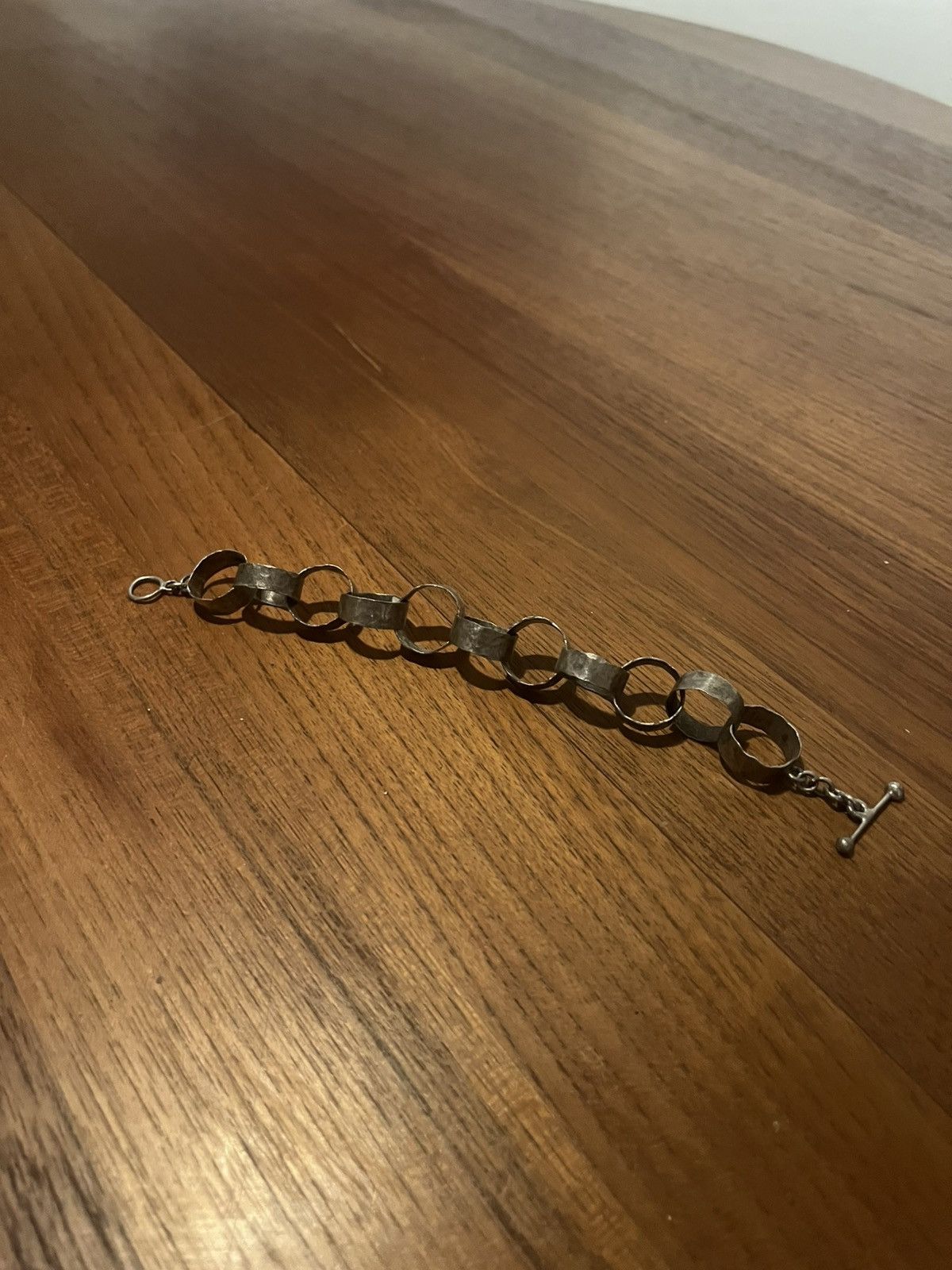 Vintage Handmade Silver Bracelet – Sardinian Artisan Piece Size ONE SIZE - 2 Thumbnail