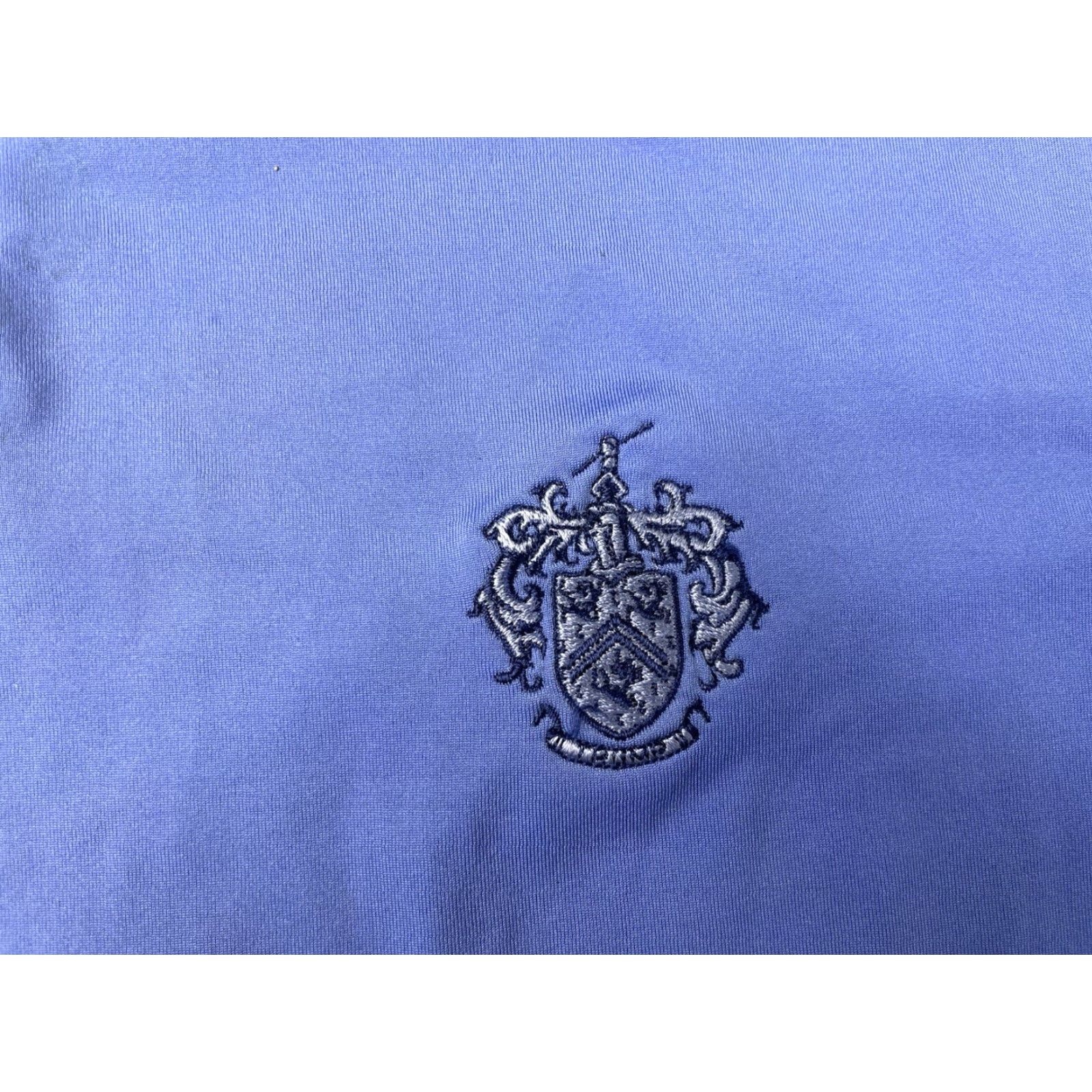 RLX Ralph Lauren RLX Ralph Lauren Polo Shirt Golf Trump National Blue Performance Mens Large Size US L / EU 52-54 / 3 - 3 Thumbnail