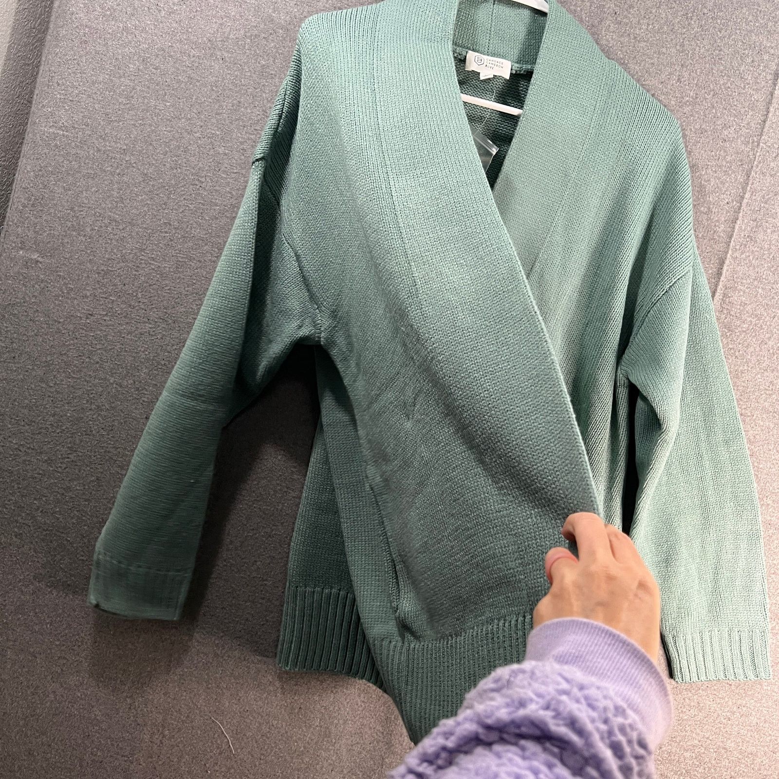 Other Candace Cameron Bure Regular Novelty Jacquard Open Cardigan Size L / US 10 / IT 46 - 9 Thumbnail