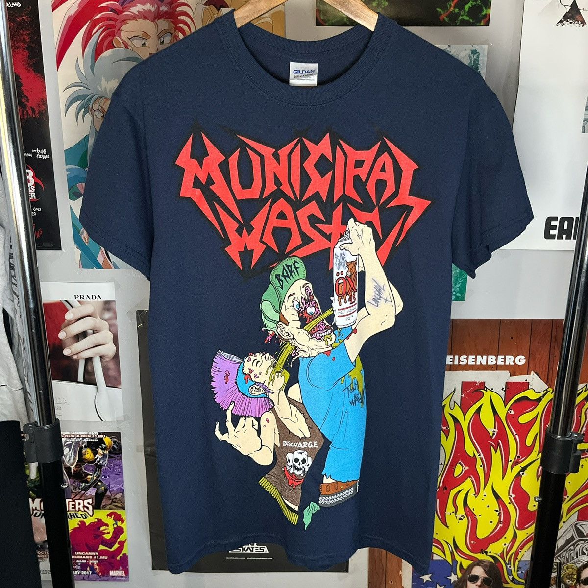 Band Tees Signed Municipal Waste Shotgun Blast Barf Shirt Size US S / EU 44-46 / 1 - 1 Thumbnail