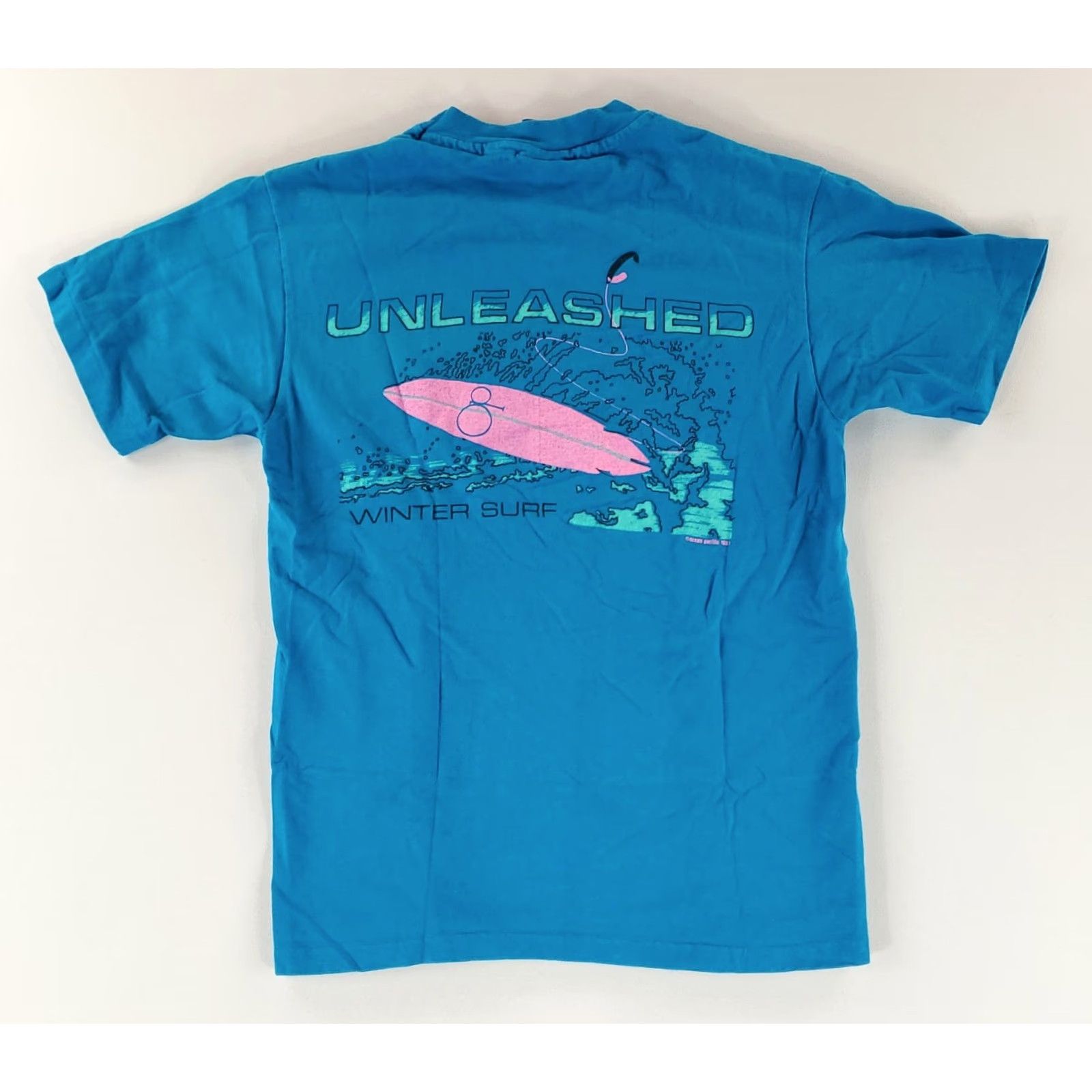 Ocean Pacific VINTAGE Ocean Pacific T-Shirt Mens M Blue 80s 90s Surf Made USA Winter Unleashed Size US M / EU 48-50 / 2 - 7 Thumbnail