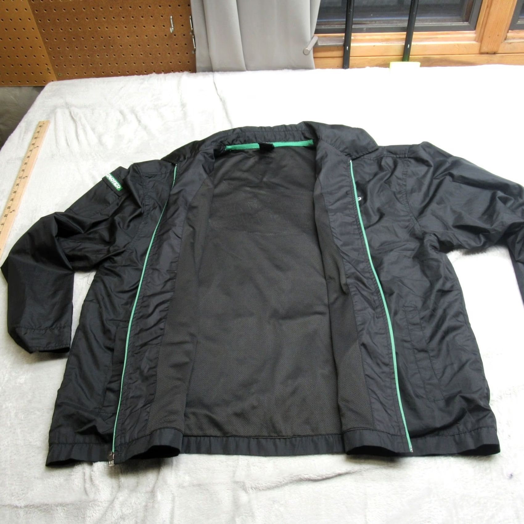 Starter Joe Gibbs Nascar Jacket Mens XL Black Starter Windbreaker Zip Racing 18 VTG 90s Size US XL / EU 56 / 4 - 2 Thumbnail
