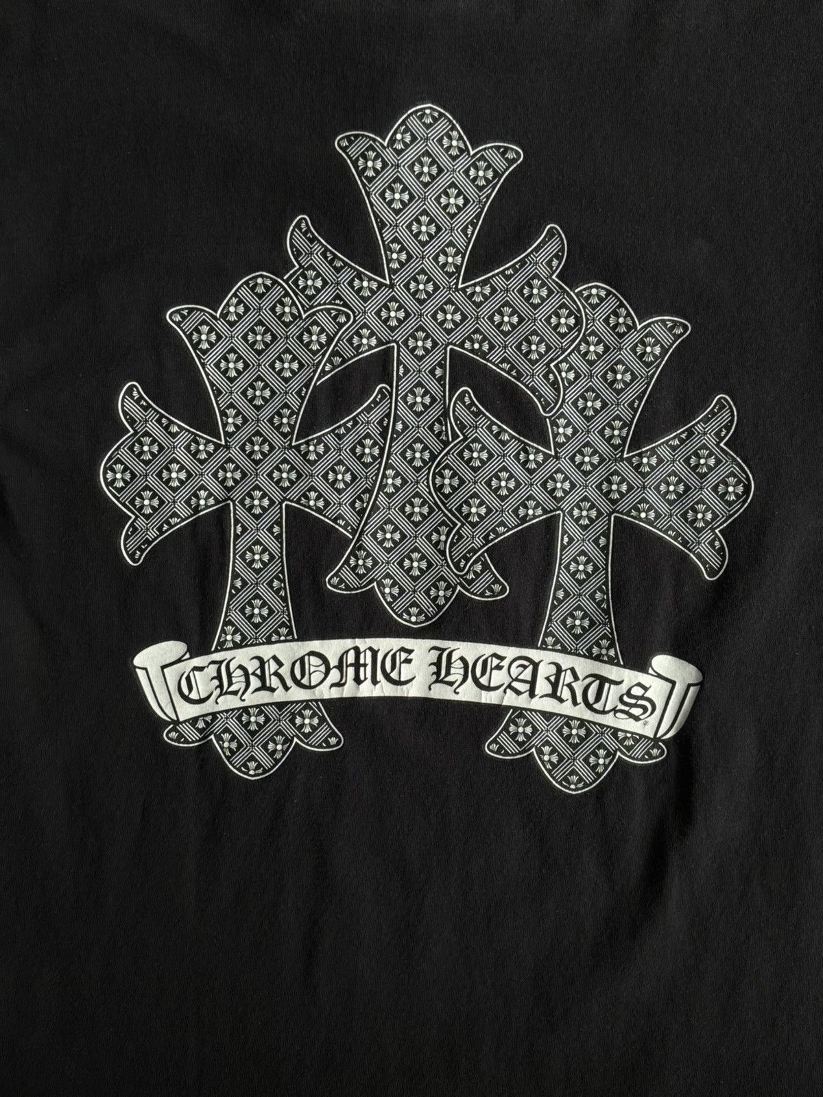 Chrome Hearts Rare Vintage - Triple Cross Monogram Tee Size US M / EU 48-50 / 2 - 3 Thumbnail