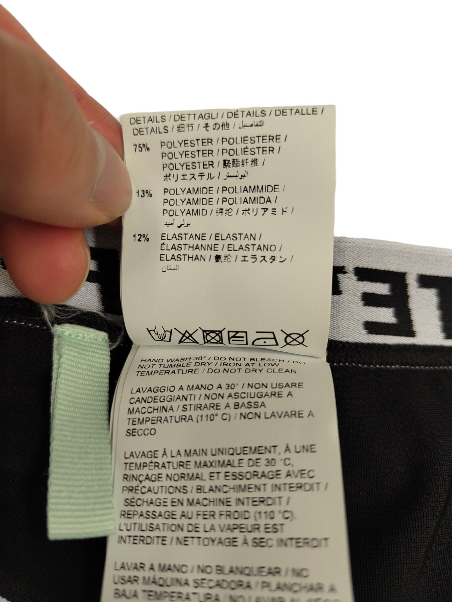 Off-White Black Mid Length Pencil Skirt Size 26" / US 2 / IT 38 - 6 Thumbnail