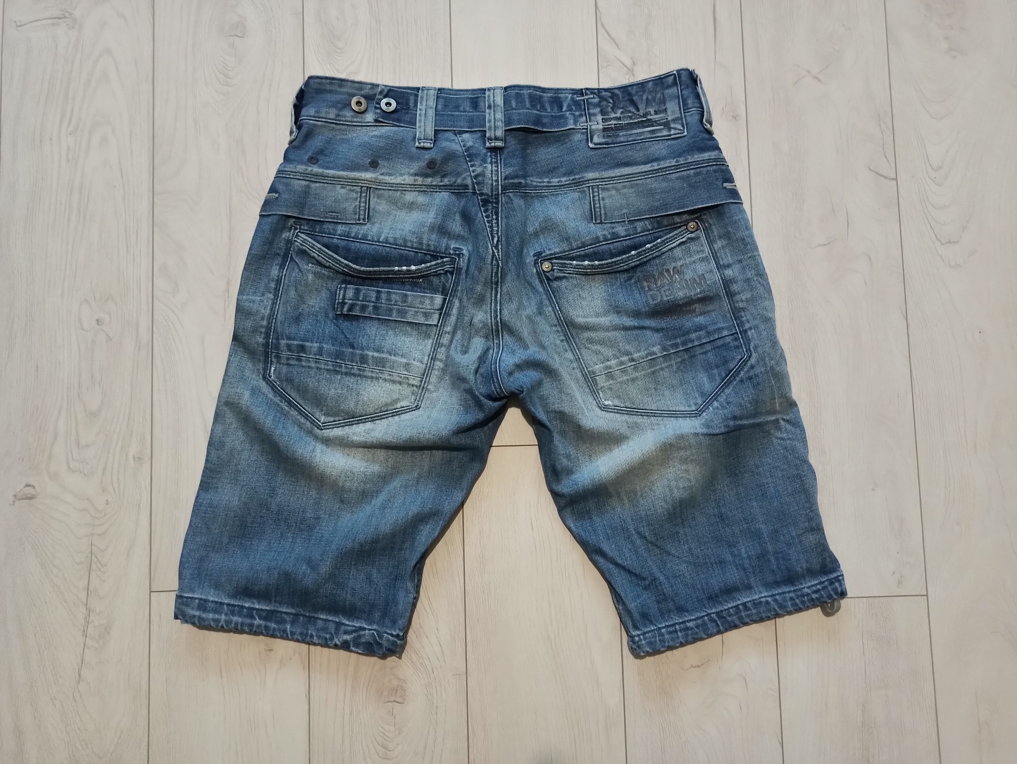 G-Star × Vintage G Star Raw vintage denim shorts Size US 32 / EU 48 - 5 Thumbnail