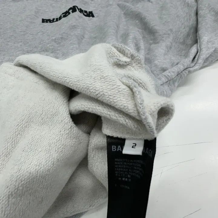 Balenciaga Balenciaga Balenciaga Logo Hoodie for Men in Gray -2507 Size US M / EU 48-50 / 2 - 3 Thumbnail