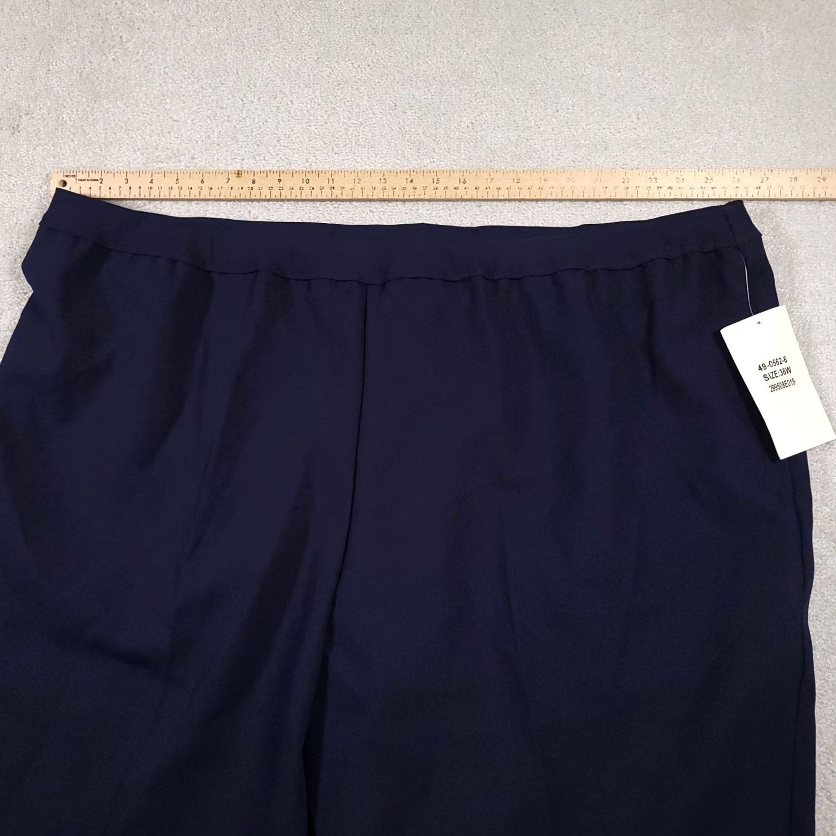 Levi's Bend Over Levi's Pull On Pants Women's 36W Blue Elastic Waist High Rise Pants Size 38" / US 16 / IT 52 - 3 Thumbnail