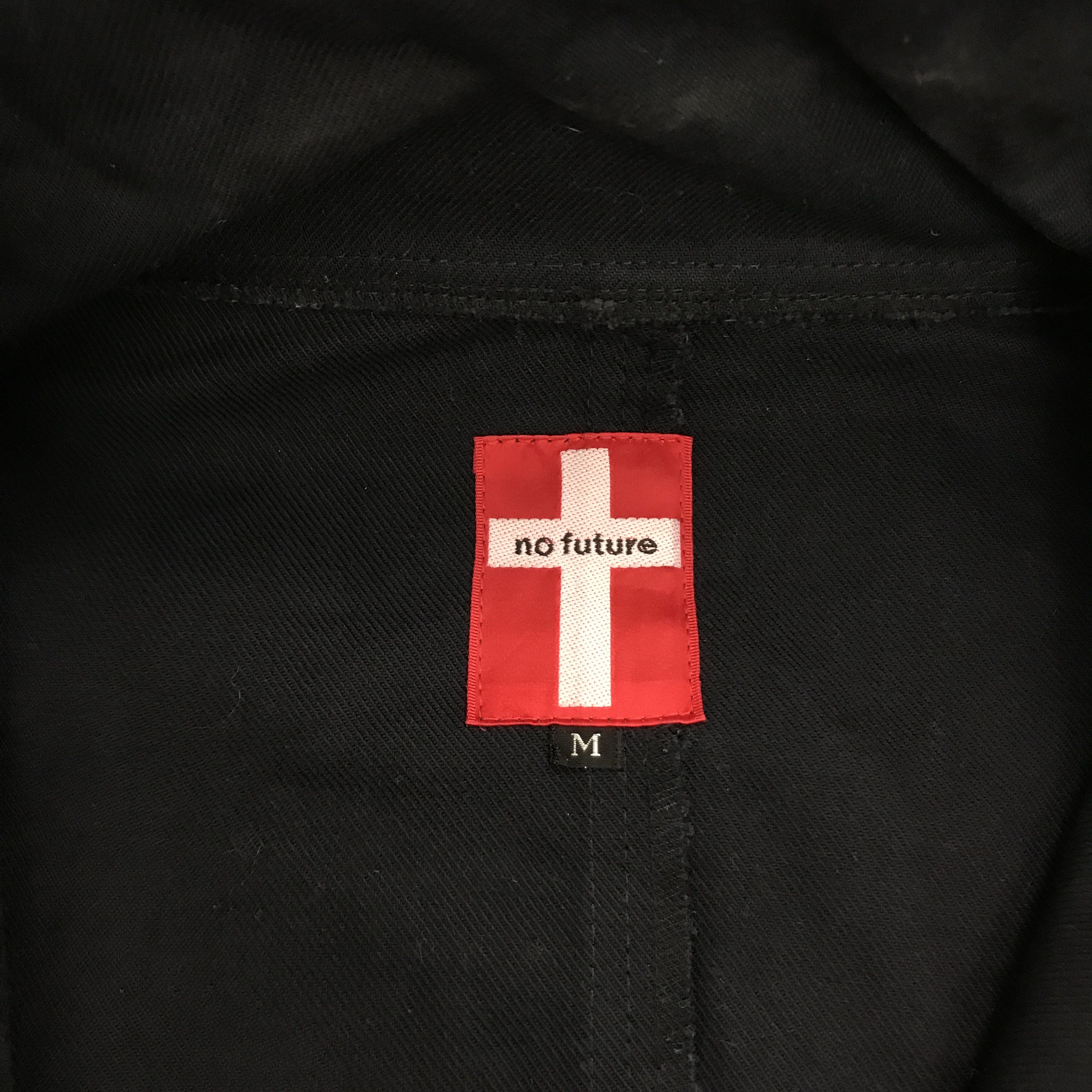Japanese Brand × No Future Black Punk No Future zipper bondage jacket Size US M / EU 48-50 / 2 - 12 Thumbnail