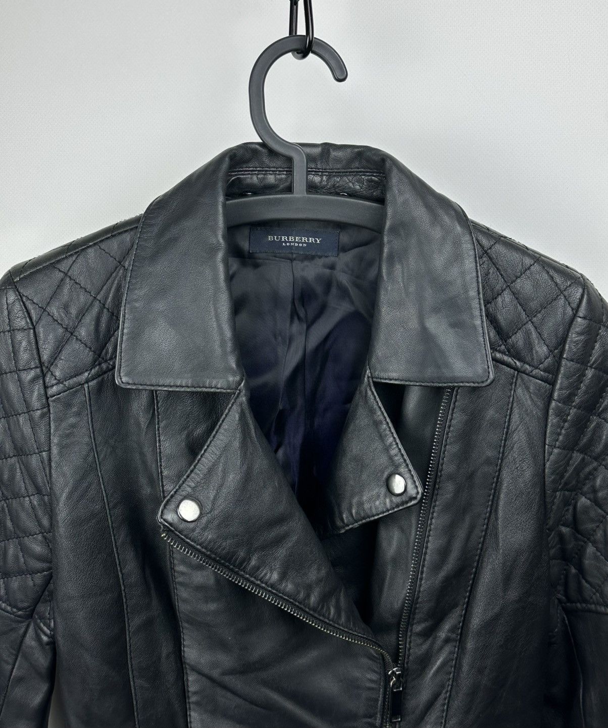 Burberry Women Burberry Leather Jacket Black size M Size M / US 6-8 / IT 42-44 - 2 Thumbnail