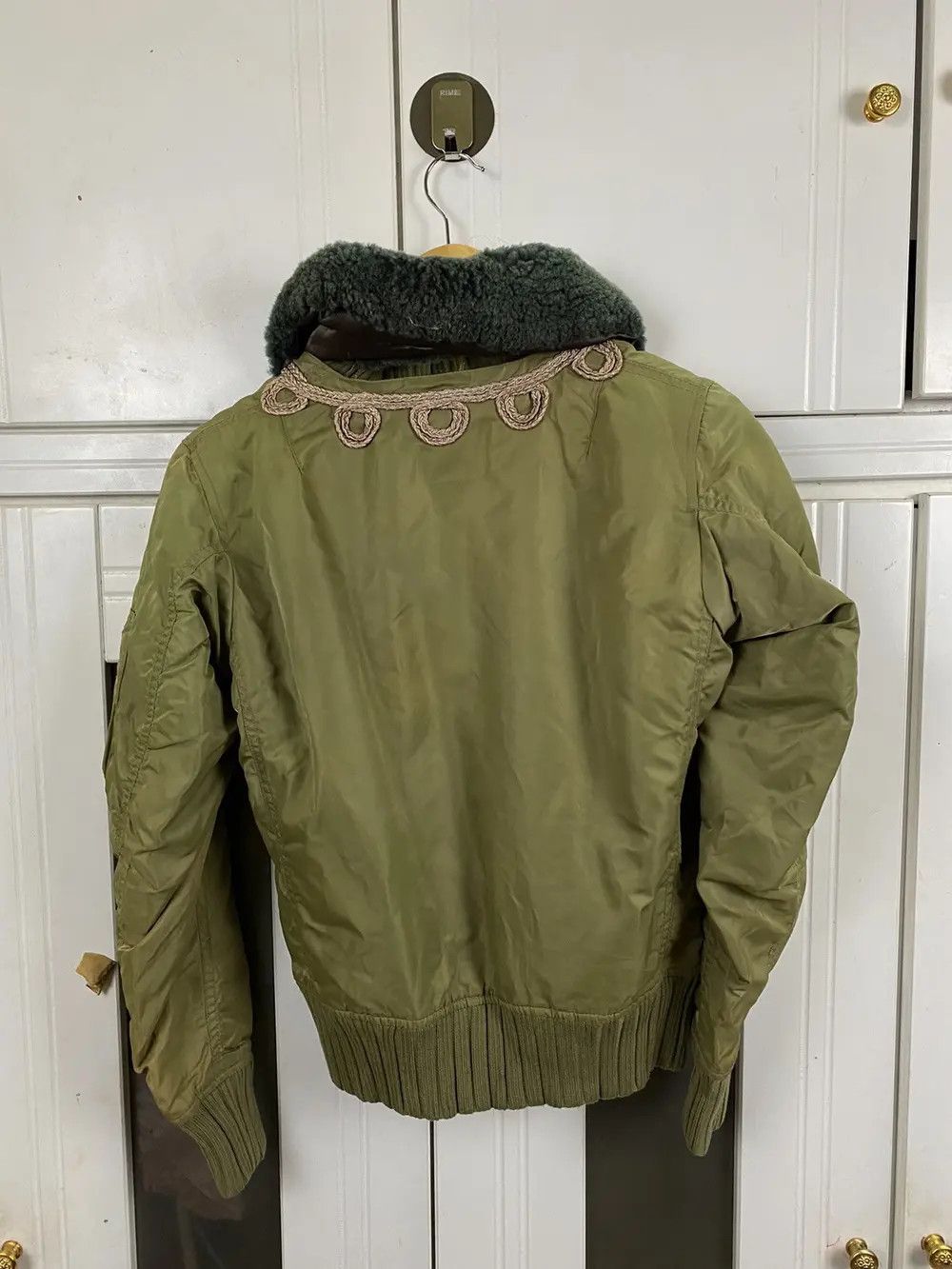 Avirex Vintage Avirex Bomber Jacket Fur Hood Size US S / EU 44-46 / 1 - 5 Thumbnail