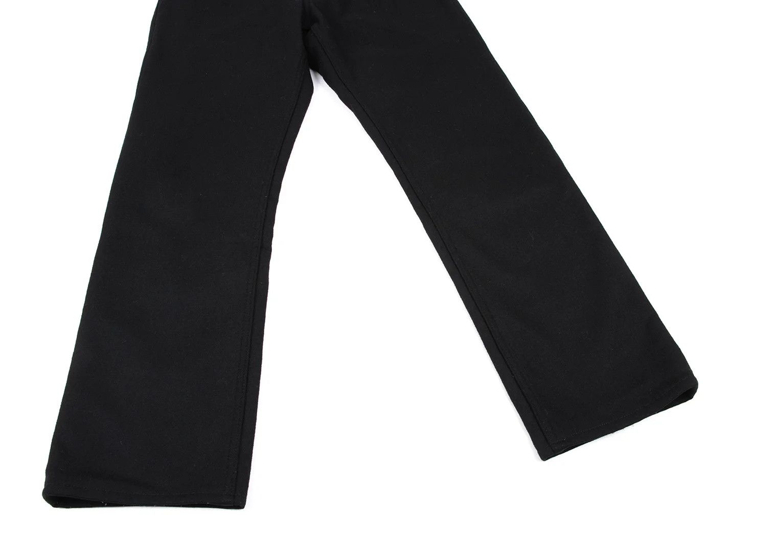 Comme des Garcons Homme Plus Wool Straight Pants in Black - Size SS Size US 36 / EU 52 - 7 Thumbnail