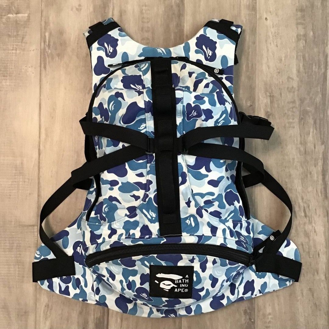 Bape 🔥Vintage🔥 BAPE ABC camo blue backpack a bathing ape NIGO Size ONE SIZE - 1 Thumbnail