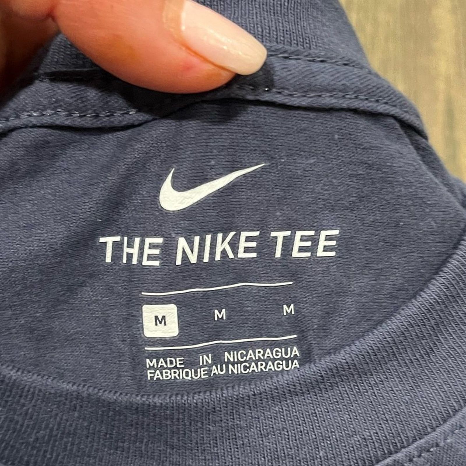 Nike NWOT Nike T-Shirt Short Sleeve Athletic Cut Crew Neck Size US M / EU 48-50 / 2 - 2 Thumbnail