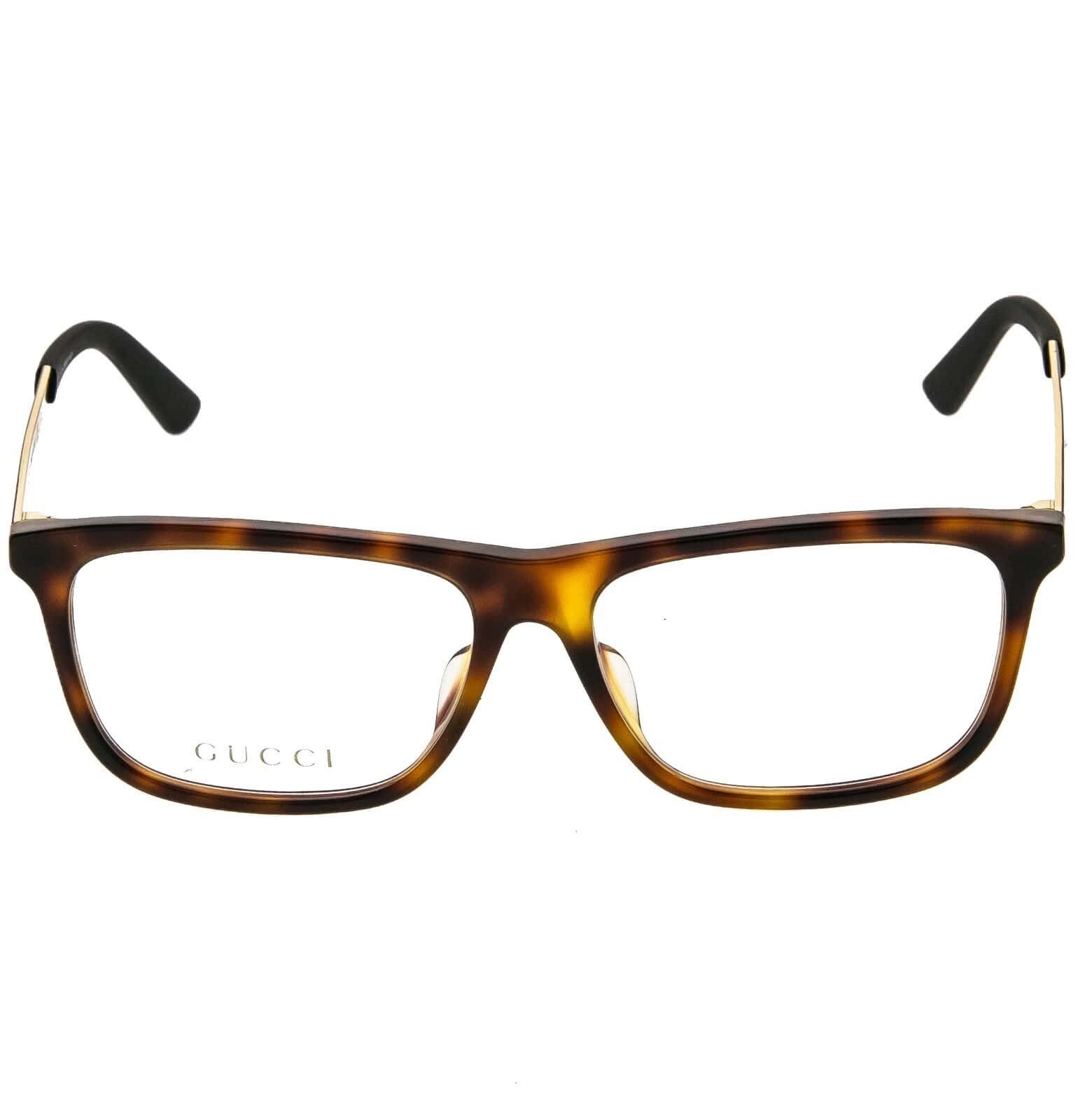 Gucci GUCCI GG0696O 0696 Brown Gold Red Metal Eyeglasses 003 Size ONE SIZE - 2 Thumbnail