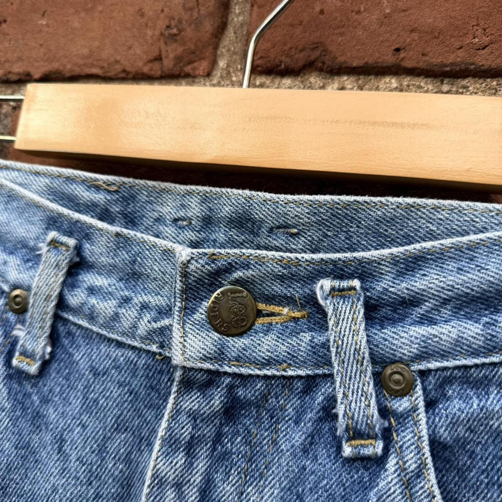 Lee vintage Lee riders light washed jeans 80s/90s 24x29 Size 24" / US 00 / IT 34 - 3 Thumbnail