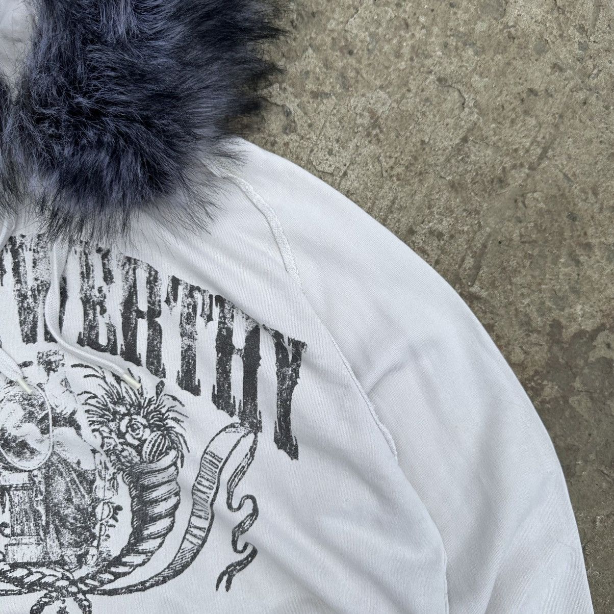 If Six Was Nine × Japanese Brand VTG Japanese Style Peter Werth Hoodie Fur Custom By Me Y2K Size US L / EU 52-54 / 3 - 5 Thumbnail