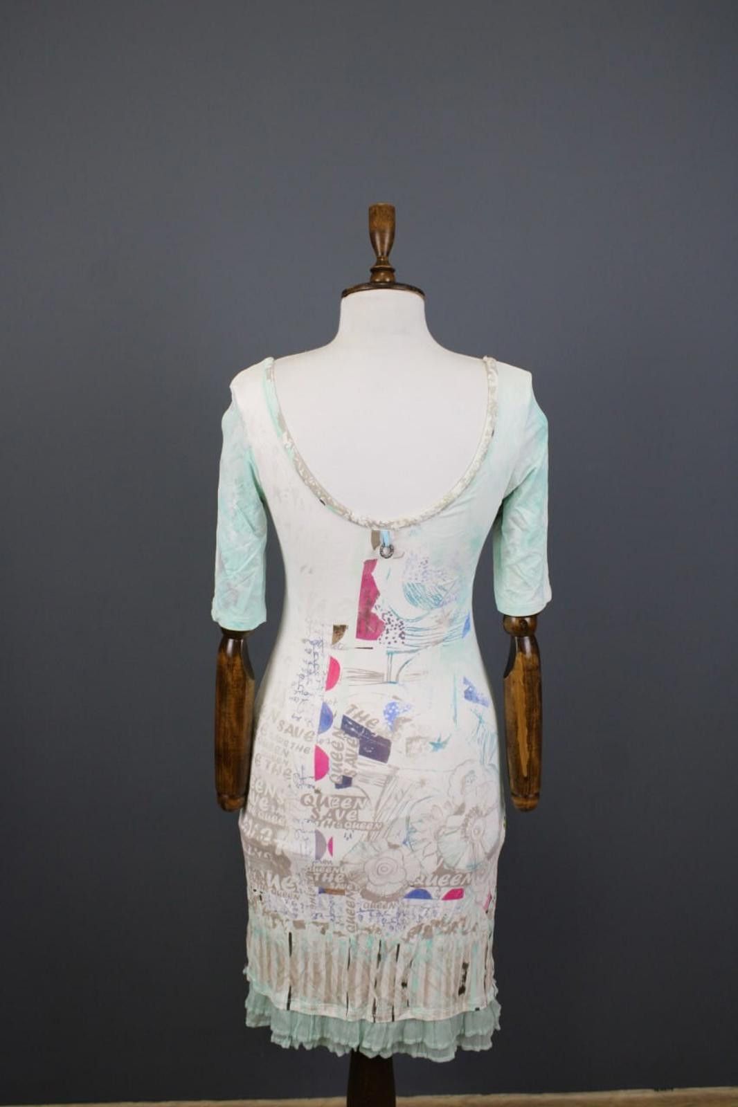 Designer Save The Queen Multicolor Floral Bodycon Dress Size L Size L / US 10 / IT 46 - 9 Thumbnail
