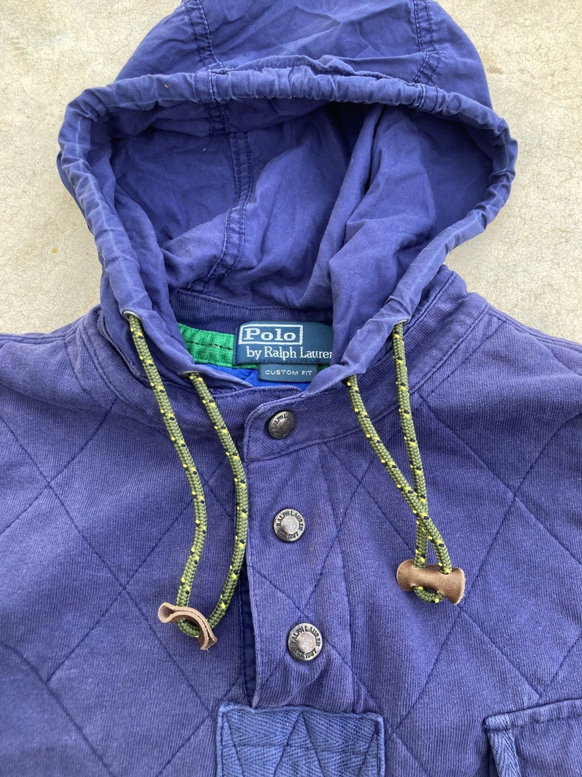 Polo Ralph Lauren 90’S Polo Ralph Lauren Quilted Colorblock Rugby Jacket Size US XL / EU 56 / 4 - 4 Thumbnail