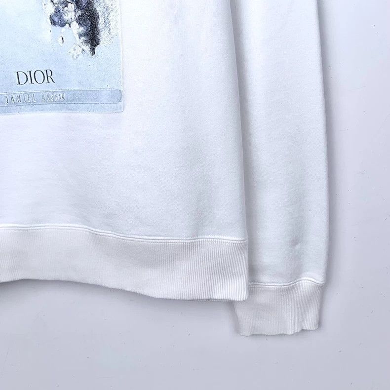 Dior Dior White pattern printed cotton round-neck long-sleeved s Size US XS / EU 42 / 0 - 4 Thumbnail