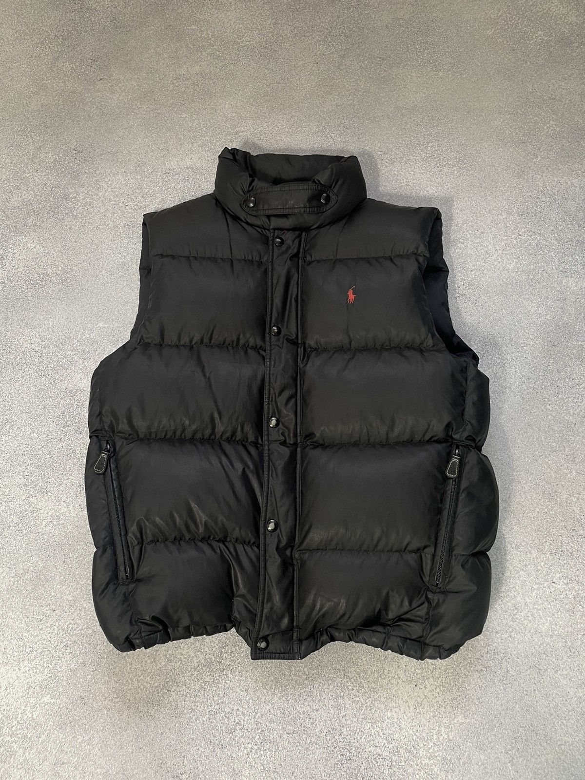 Ralph Lauren ダウンベスト PRL67 USA Polo Ralph Lauren PRL67 USA Down Hill Big Pony Ski Vest