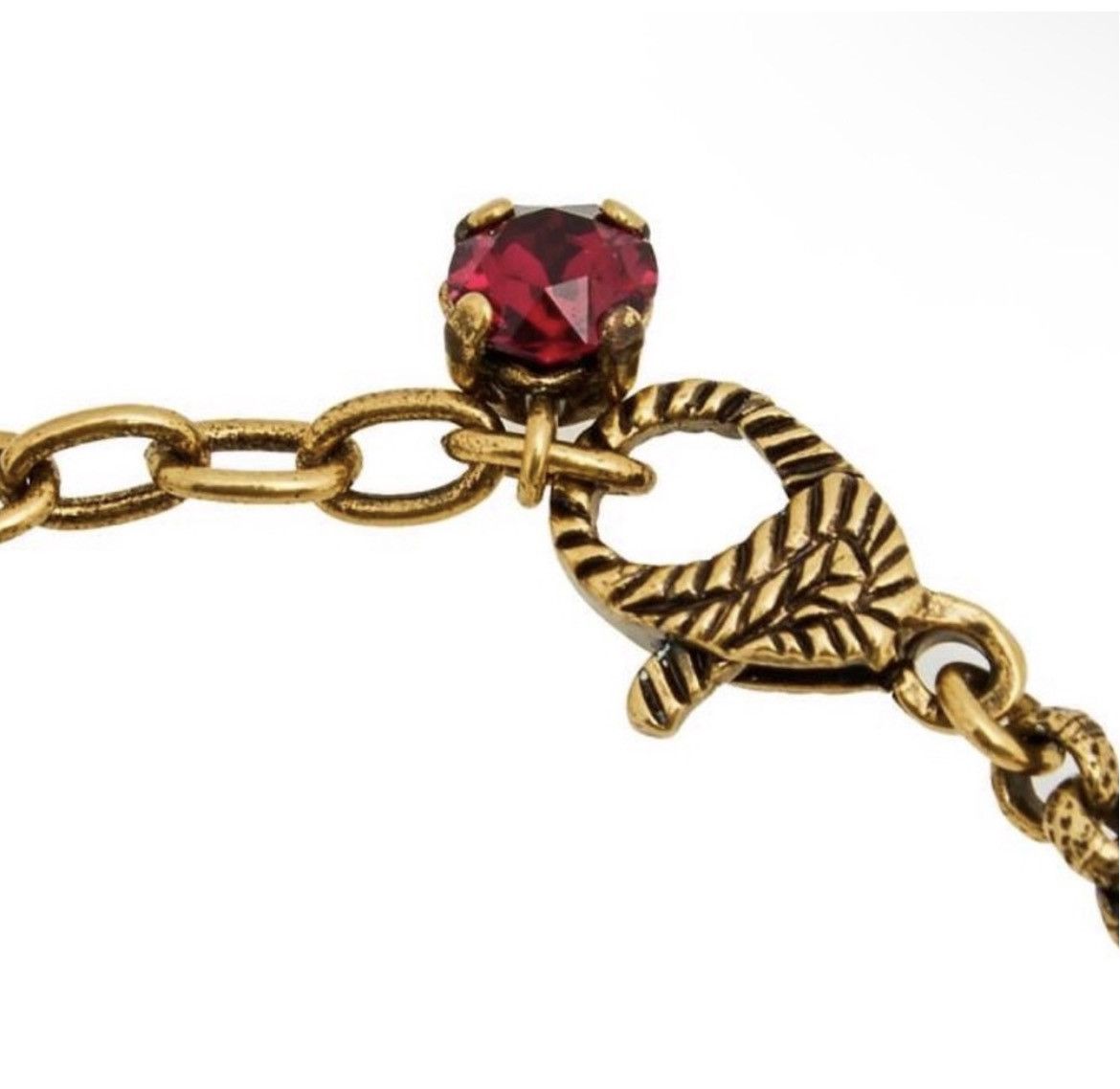 Gucci Authentic Gucci Gold Plated Crystal GG Chain Bracelet Size ONE SIZE - 7 Thumbnail