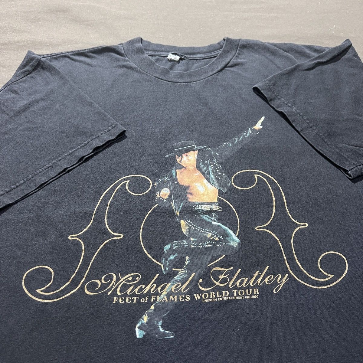 Vintage Vintage Michael Flatley Feet Of Flames World Tour Size US L / EU 52-54 / 3 - 1 Thumbnail