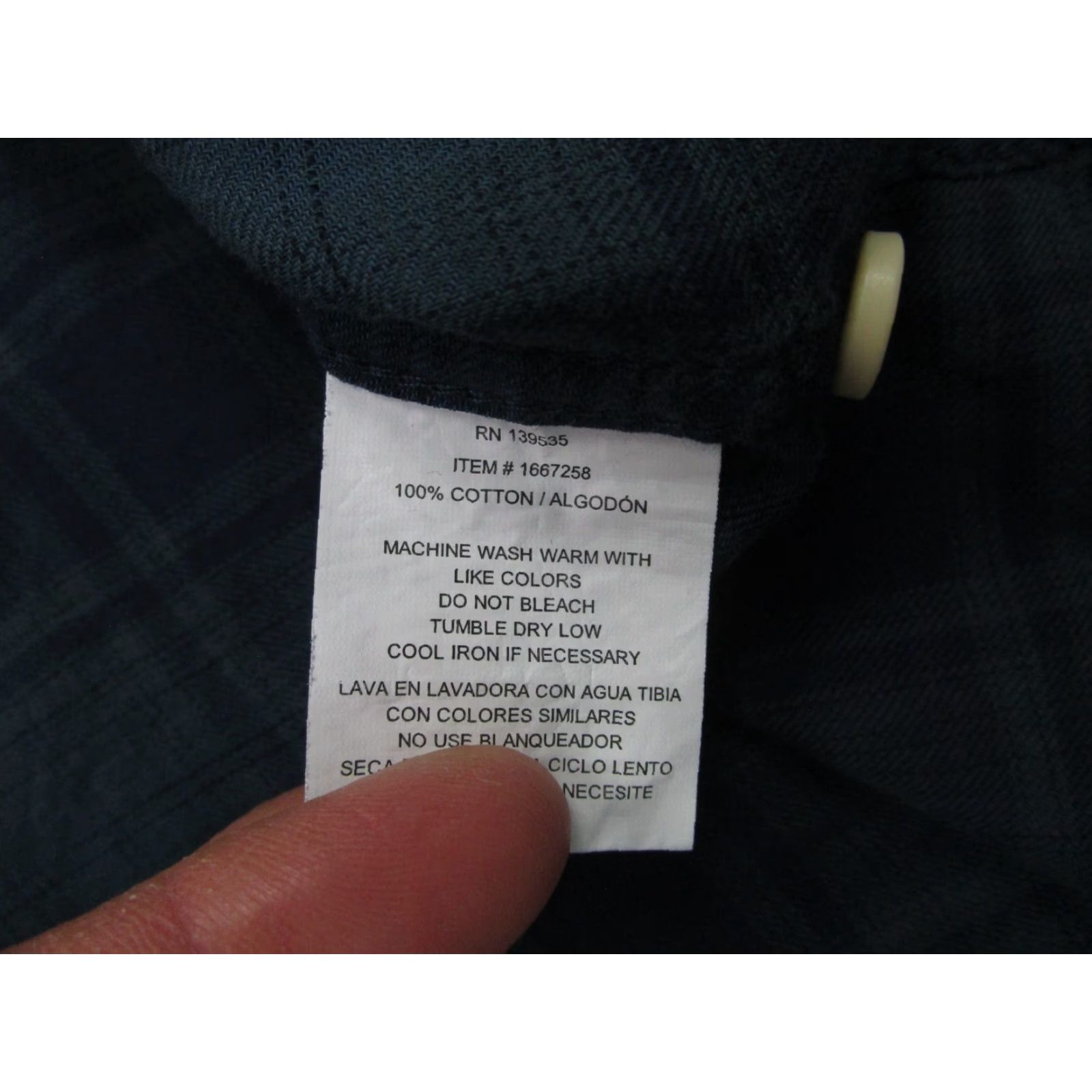 Grayers Grayers Shirt Mens 2XL Blue Plaid Short Sleeve Button-Up Casual Outdoors Size US XXL / EU 58 / 5 - 6 Thumbnail
