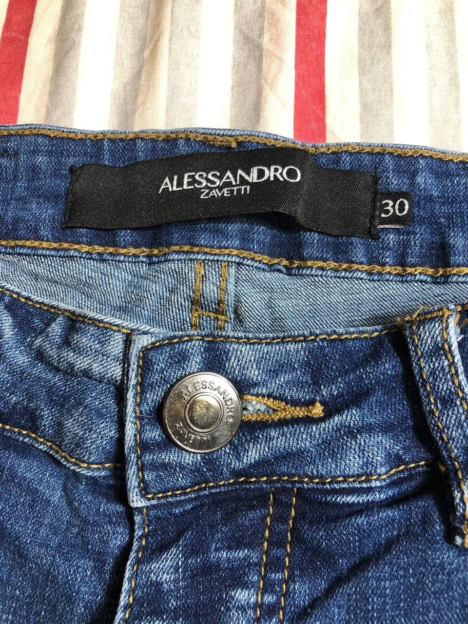Japanese Brand Dirty Painted Distressed Thrashed Faded Baggy Jeans Y2K Size US 32 / EU 48 - 9 Thumbnail