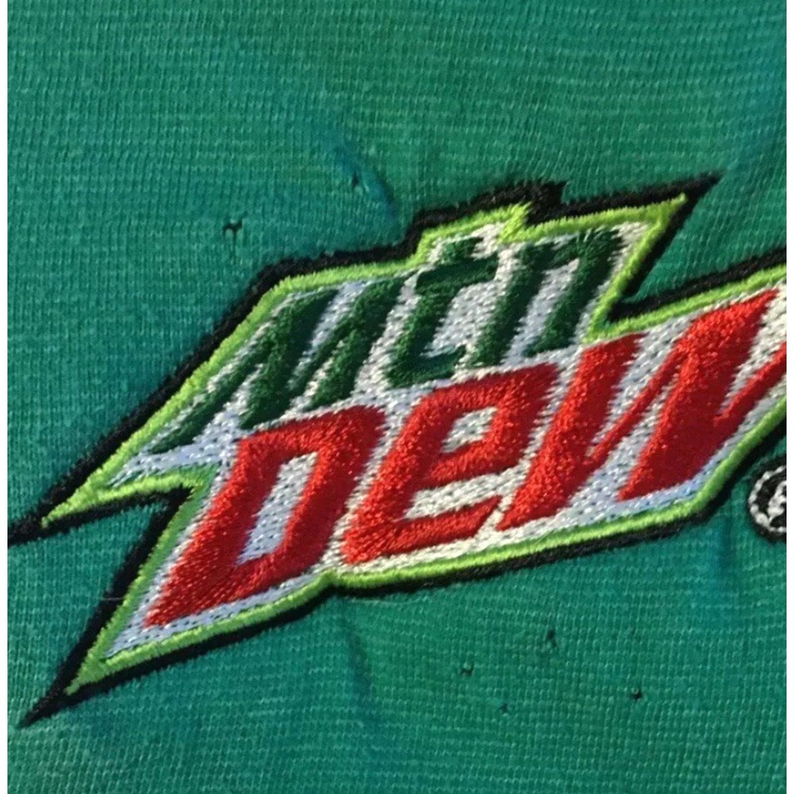 Vintage Vtg Mountain Dew Faded Promo Polo Shirt M Soda Junk Food Coke Grunge 90s Y2K Size US M / EU 48-50 / 2 - 4 Thumbnail