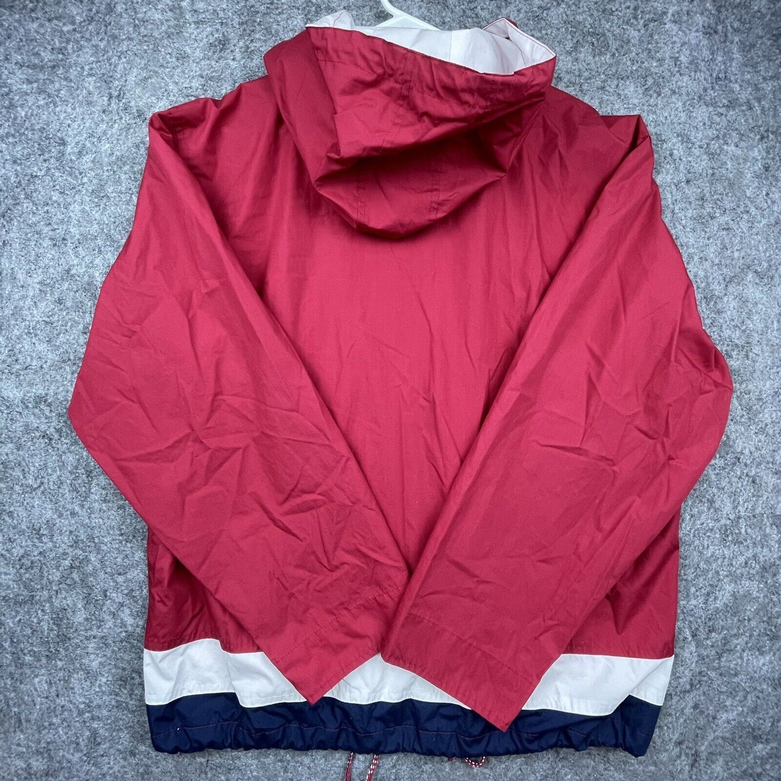 Merona Vintage Merona Jacket Medium Red Windbreaker Mesh Lined Size US M / EU 48-50 / 2 - 2 Thumbnail