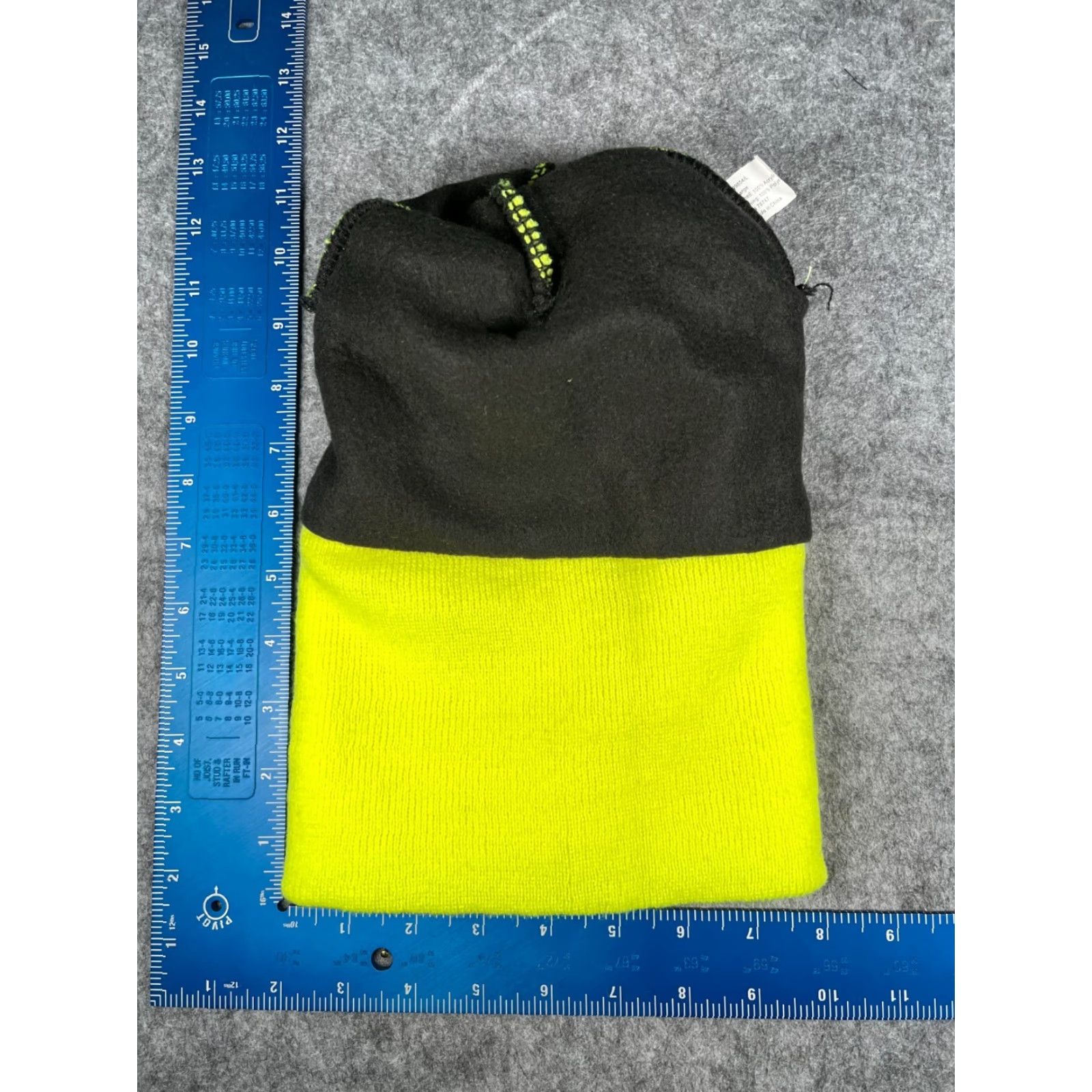 Vintage West Chester Beanie Toque Hat Adult Yellow Knit High Vis Acrylic Polyester Lined NEW Men One Size Yellow Knit Beanie Toque Hunting Outdoor Camp 90s? Size ONE SIZE - 5 Thumbnail