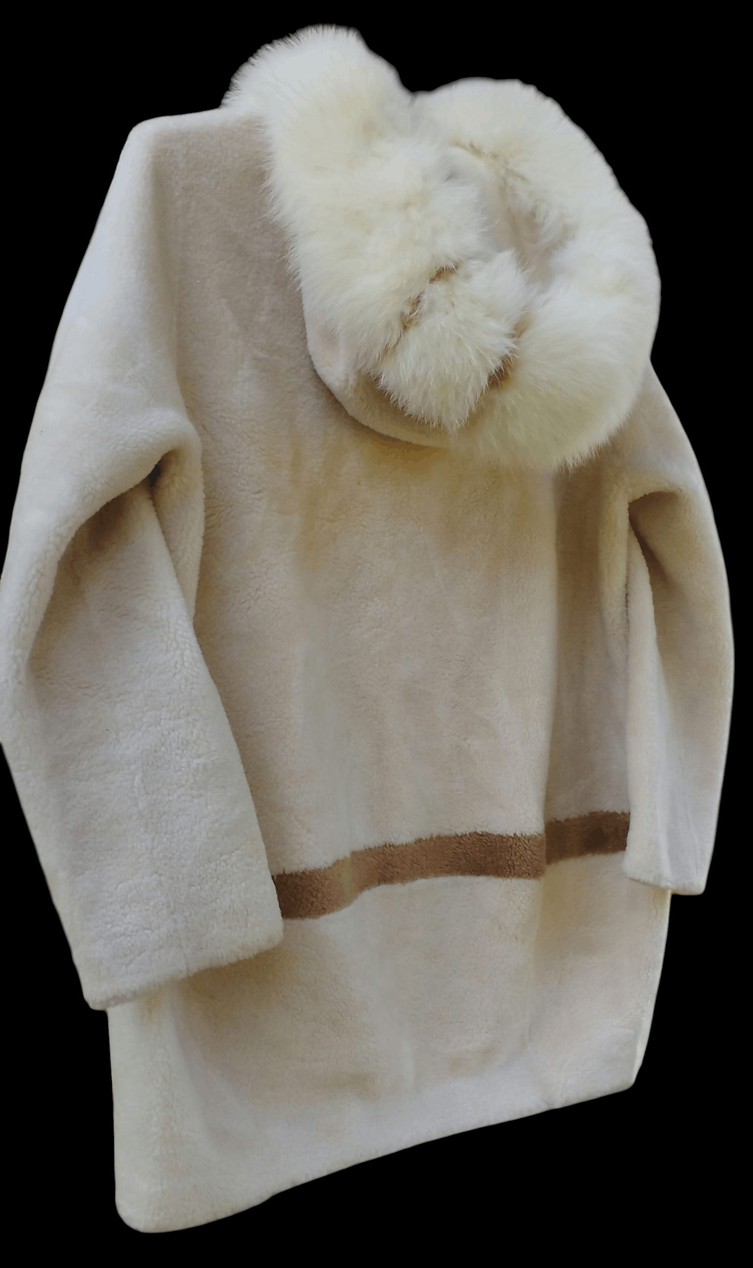 Vintage Mare Monte Saga Furs Wool Coat Size M / US 6-8 / IT 42-44 - 3 Thumbnail