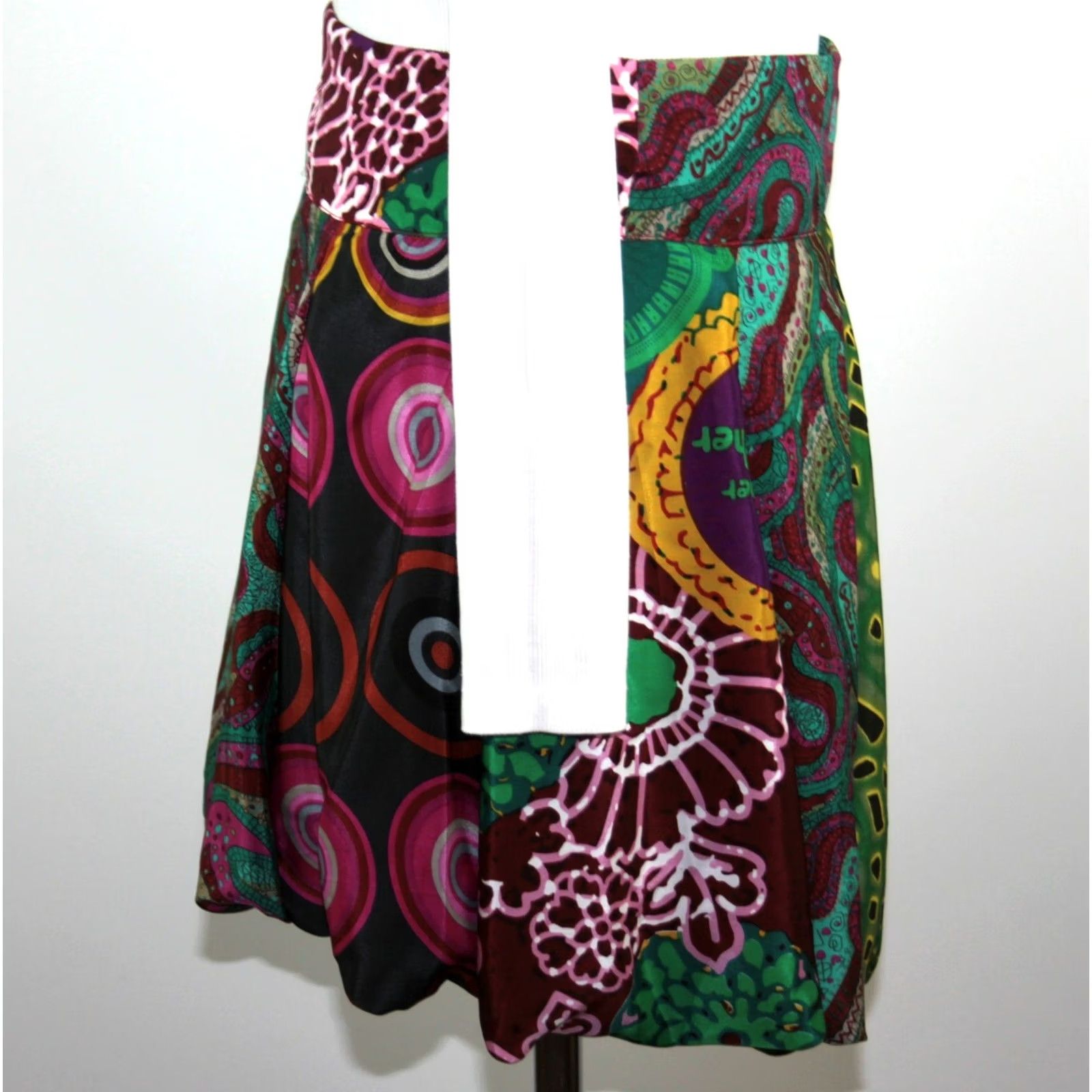 Desigual Desigual womens skirt Size 36 Multicoloured A-Line Polyester Size 25" / US 0 / IT 36 - 5 Thumbnail