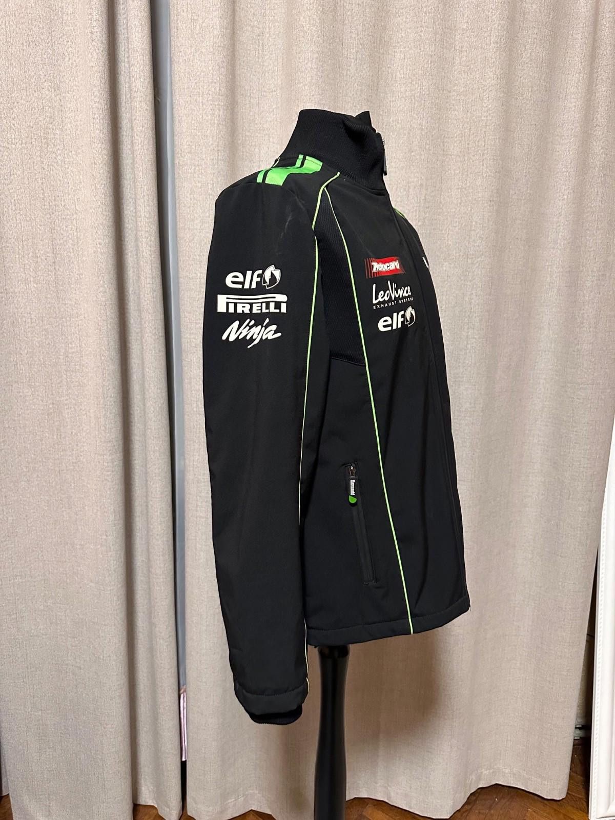 Other Softshell Kawasaki Racing Team Moto Jacket Sz L Size US L / EU 52-54 / 3 - 4 Thumbnail