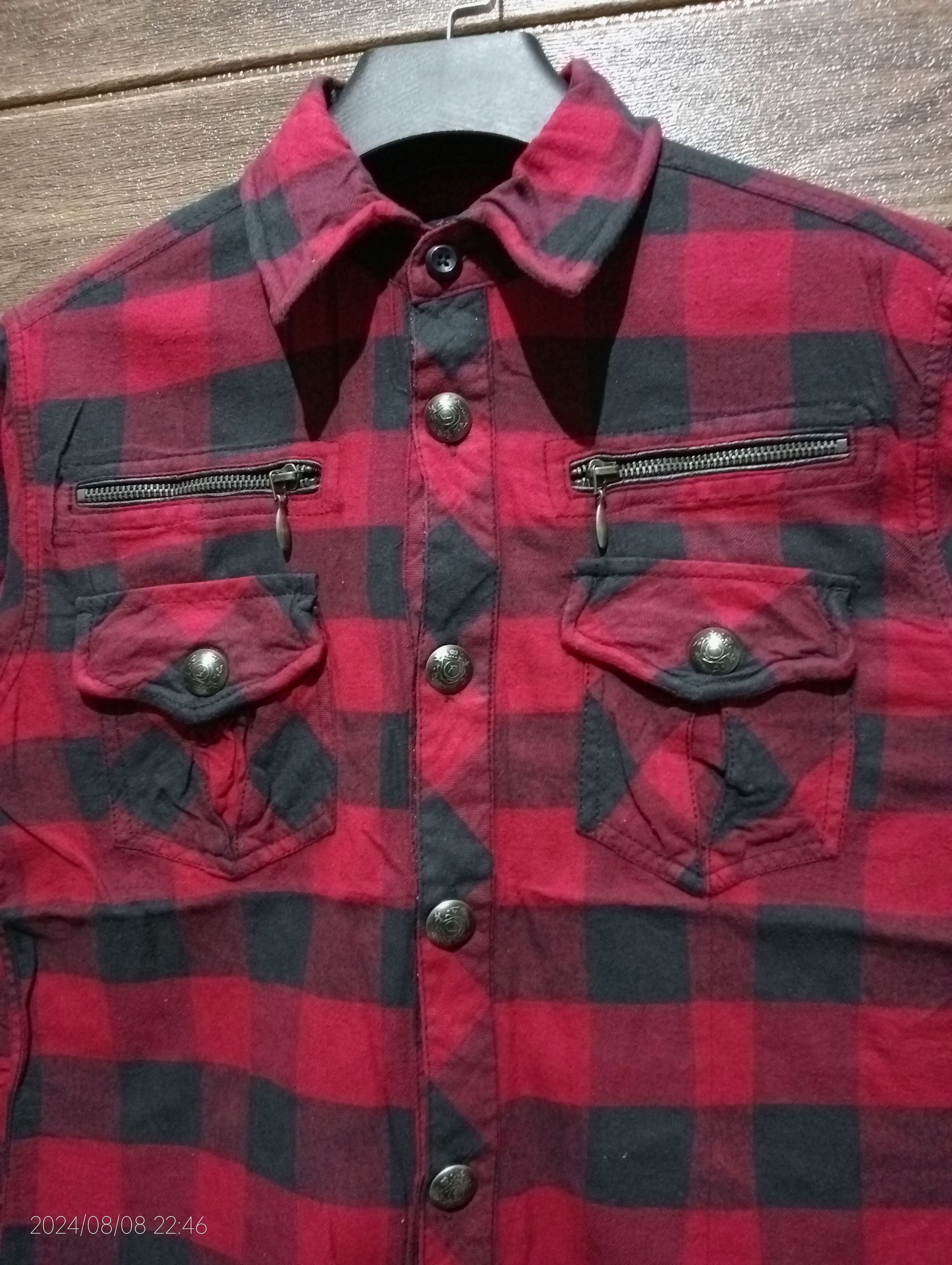 Von Dutch Vintage Punk Von Dutch Button Up Shirt Very Rare Size US M / EU 48-50 / 2 - 5 Thumbnail