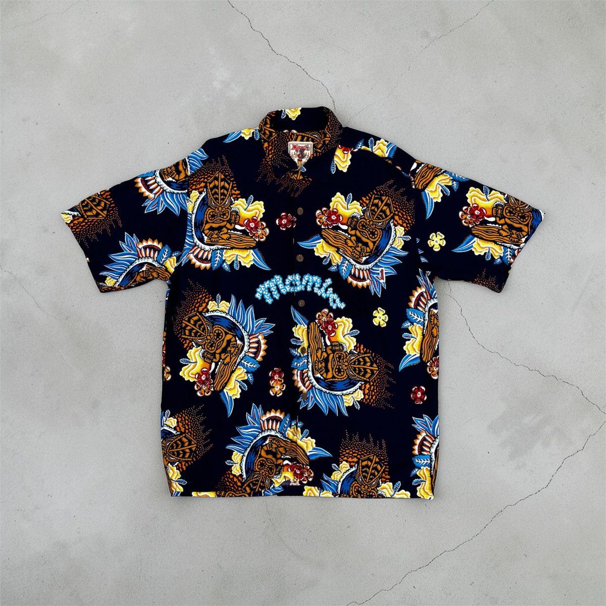 Mambo Vintage Mambo Hawaiian Shirt Tribal Surf Print Short Sleeve Size US L / EU 52-54 / 3 - 1 Thumbnail
